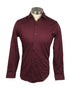 Calvin Klein Burgundy Button-Down Dress Shirt Men's Size 38