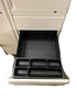 Creme Metal Cabinet & Drawers
