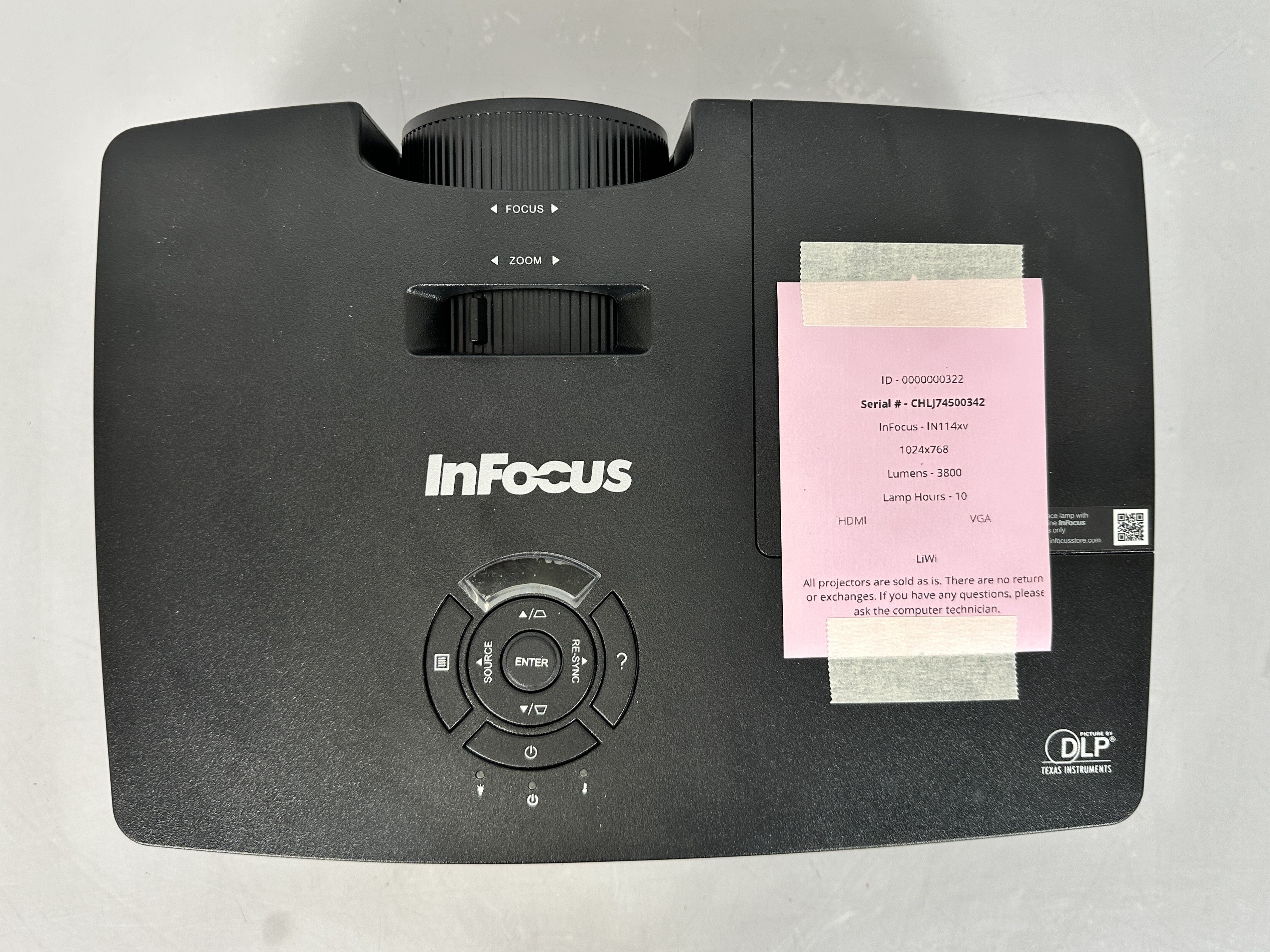 InFocus IN114xz DLP Projector