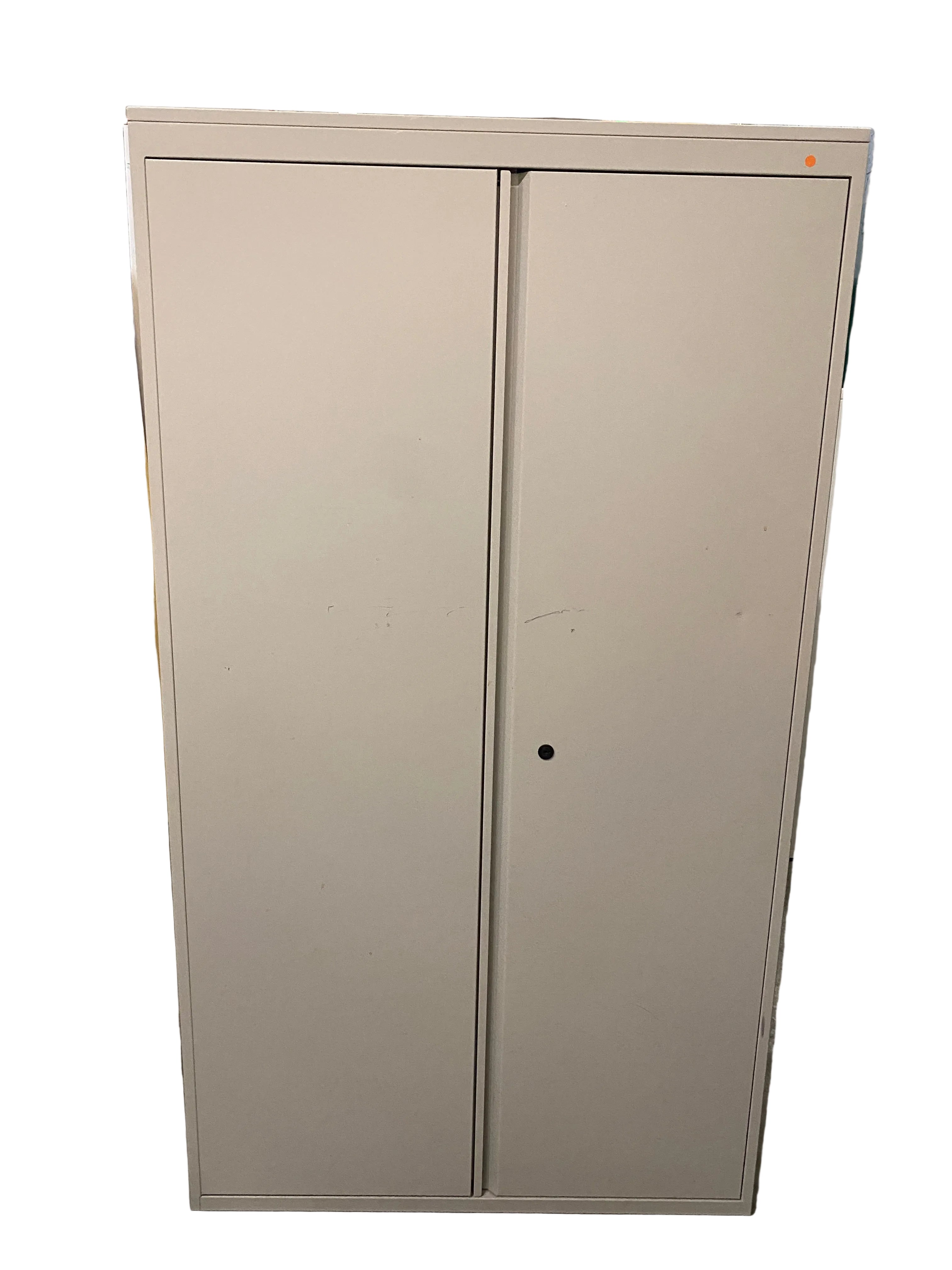 White Cabinet With Hanger