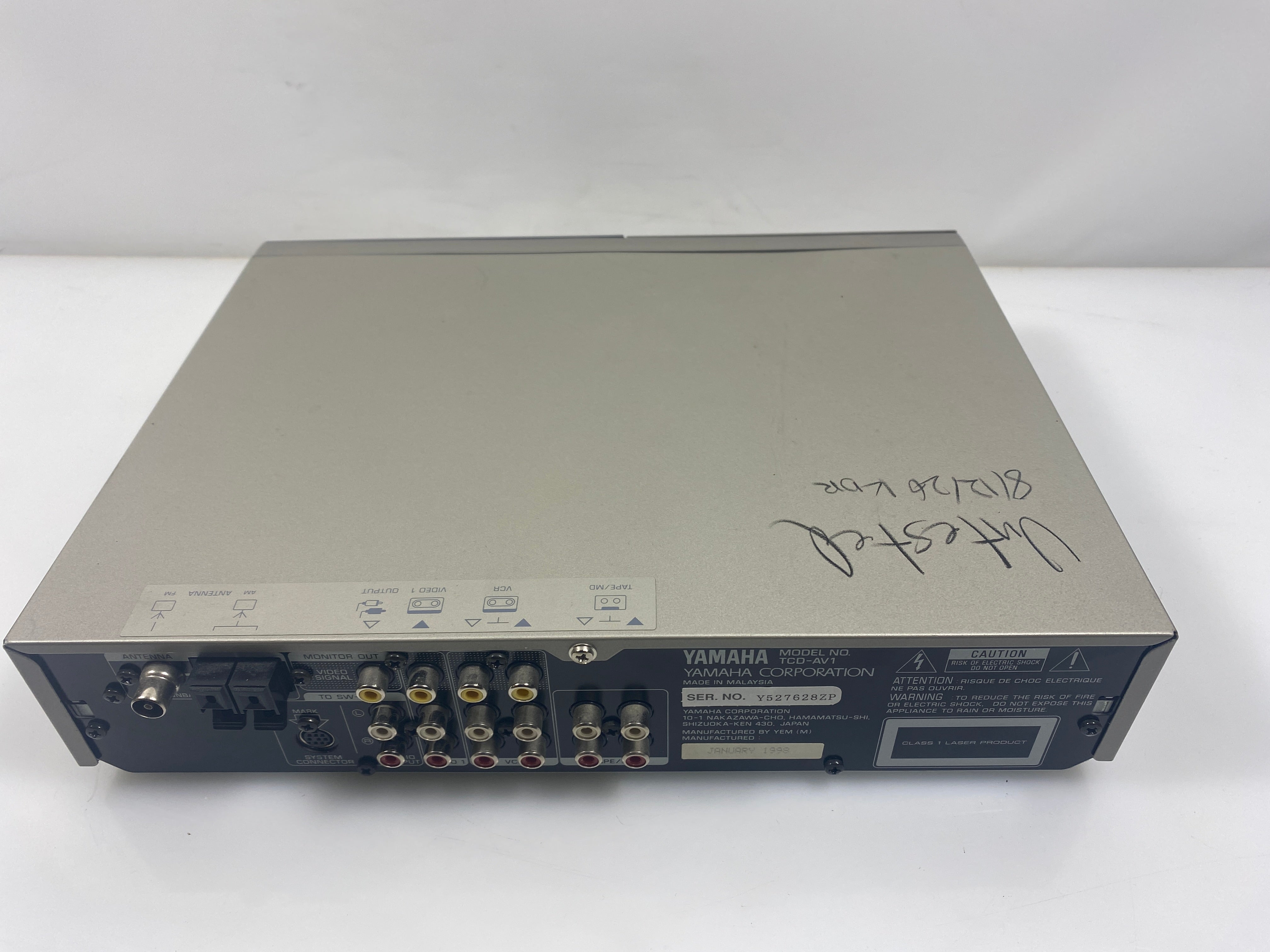 Yamaha Cinema Station AV-1 w/ Remote CD Player/Receiver