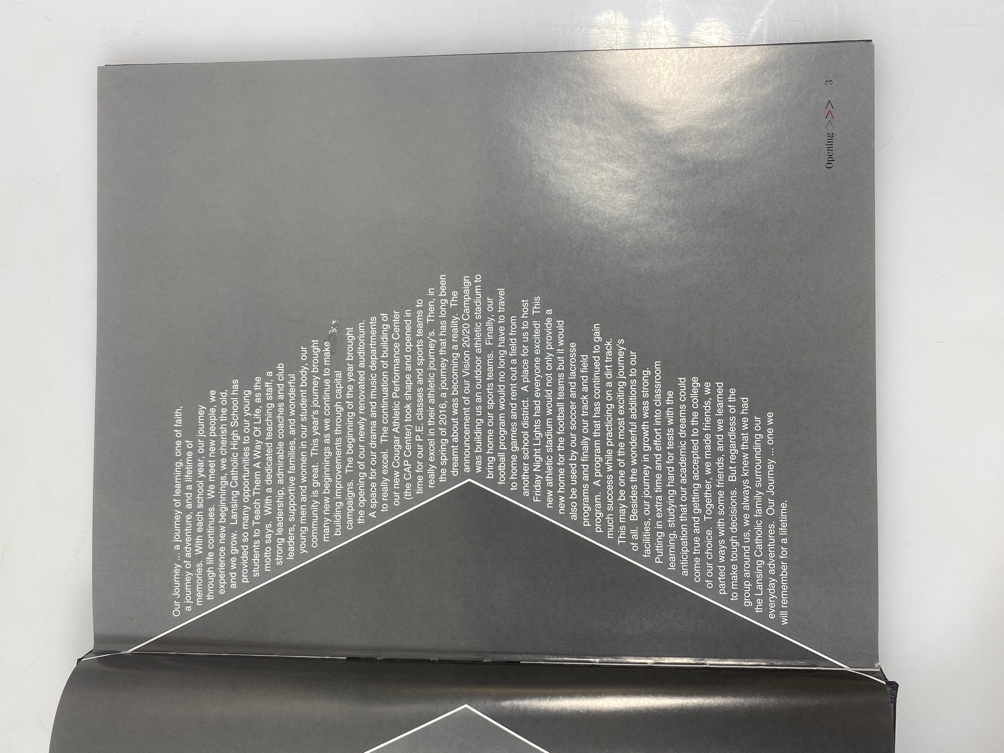 2016 Lansing Catholic High School "Reflections" Yearbook HC