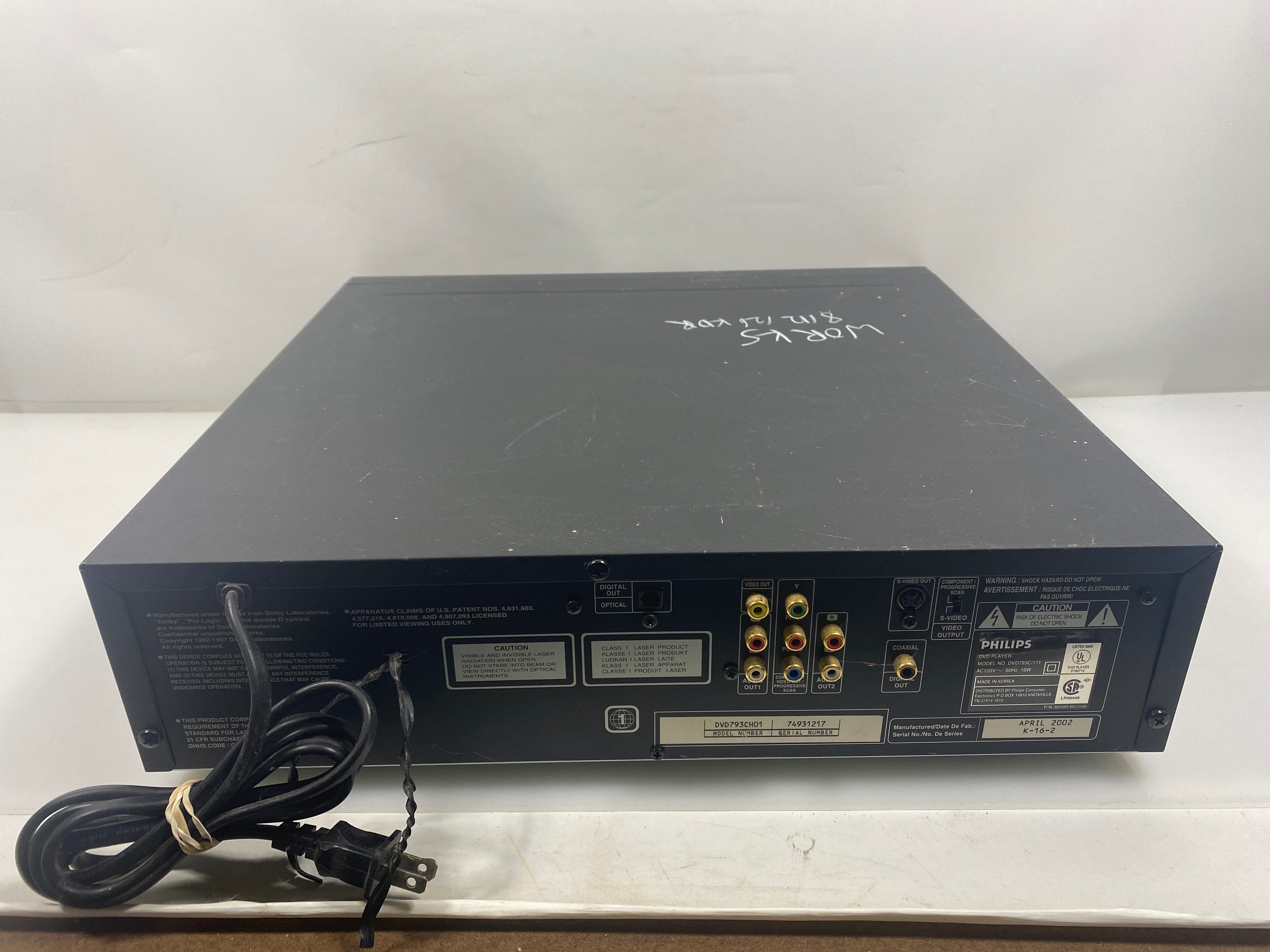 Phillps DVD 739C 5 Disc Changer