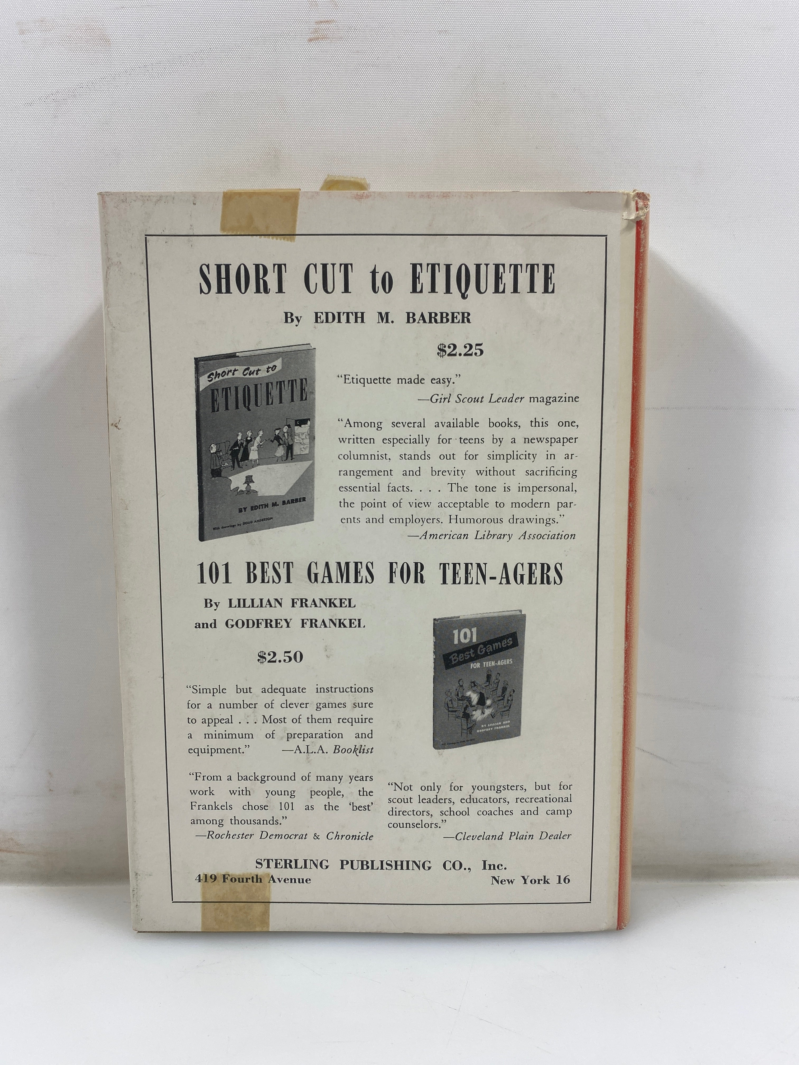 How to be a Successful Teenager by Menninger 1959 HCDJ