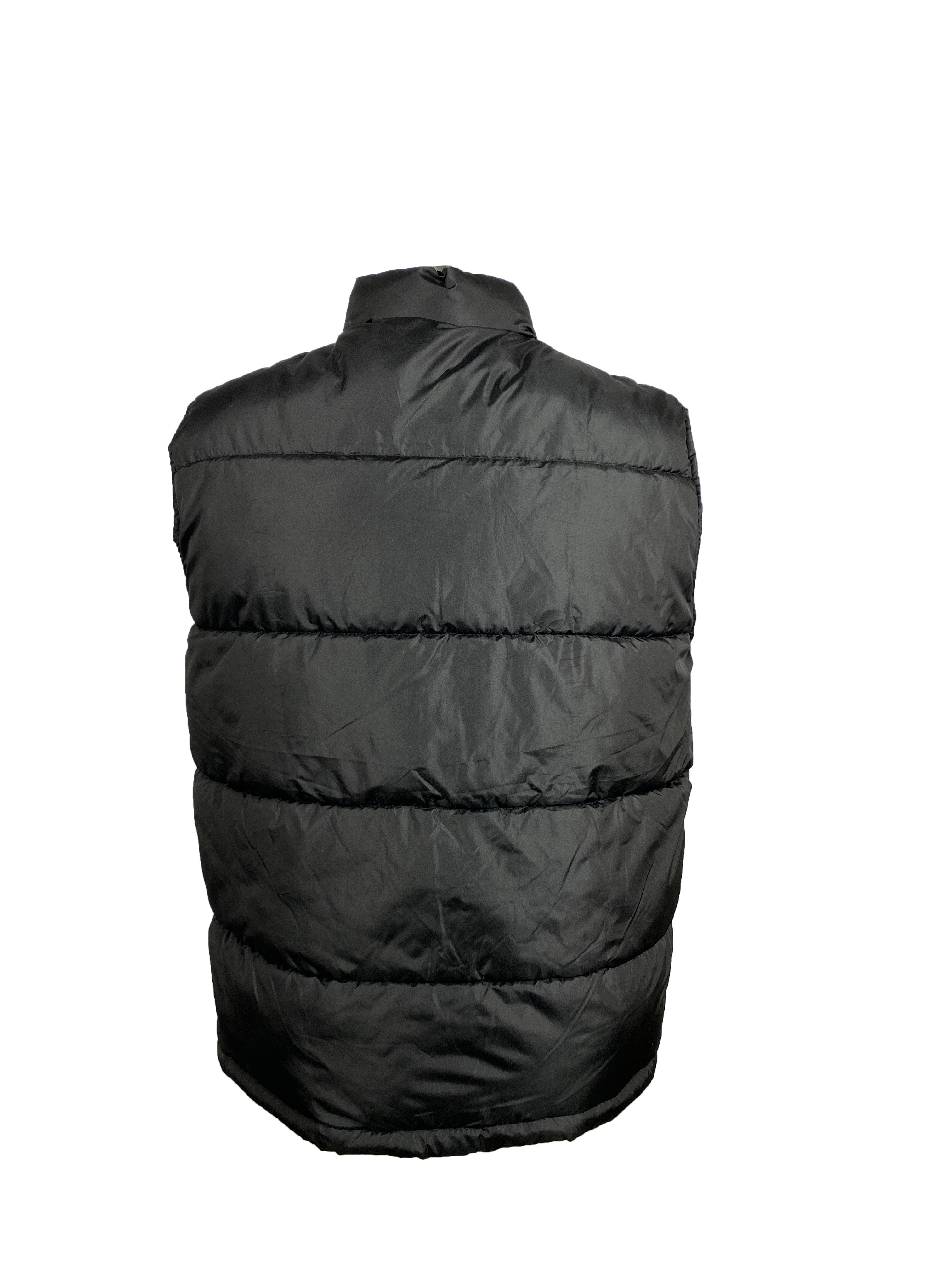 Black Polo Vest Men's Size L