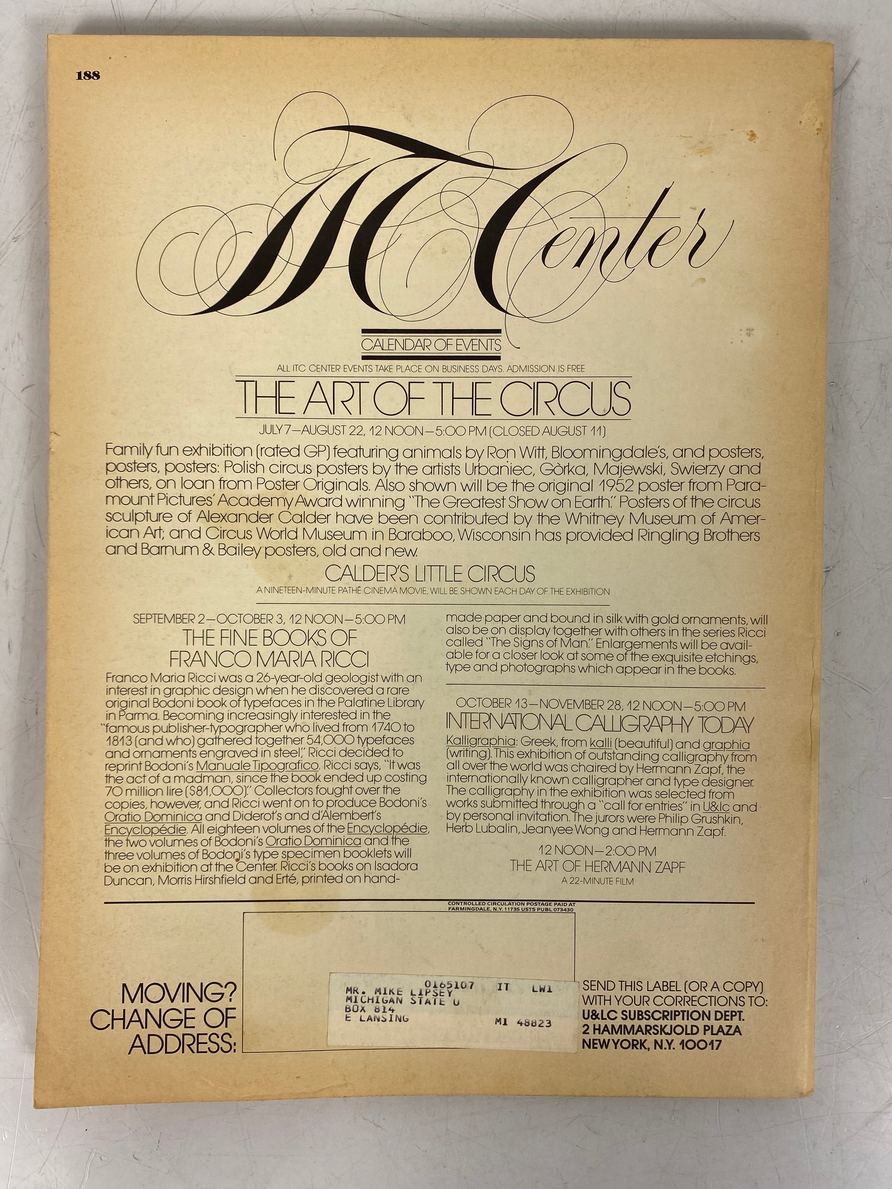 Lot of 13 Upper and Lower Case Magazine (1979-1987)