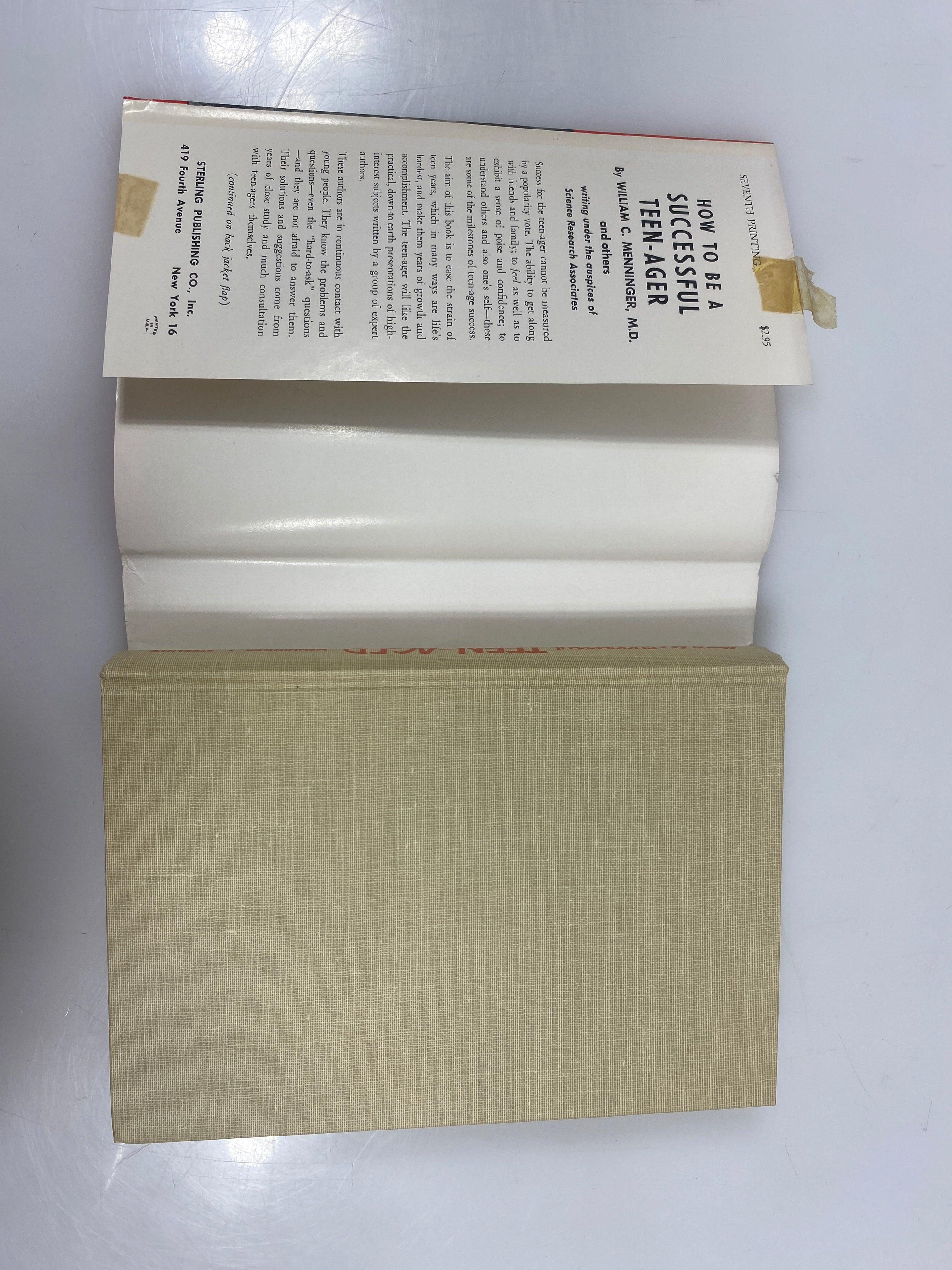 How to be a Successful Teenager by Menninger 1959 HCDJ