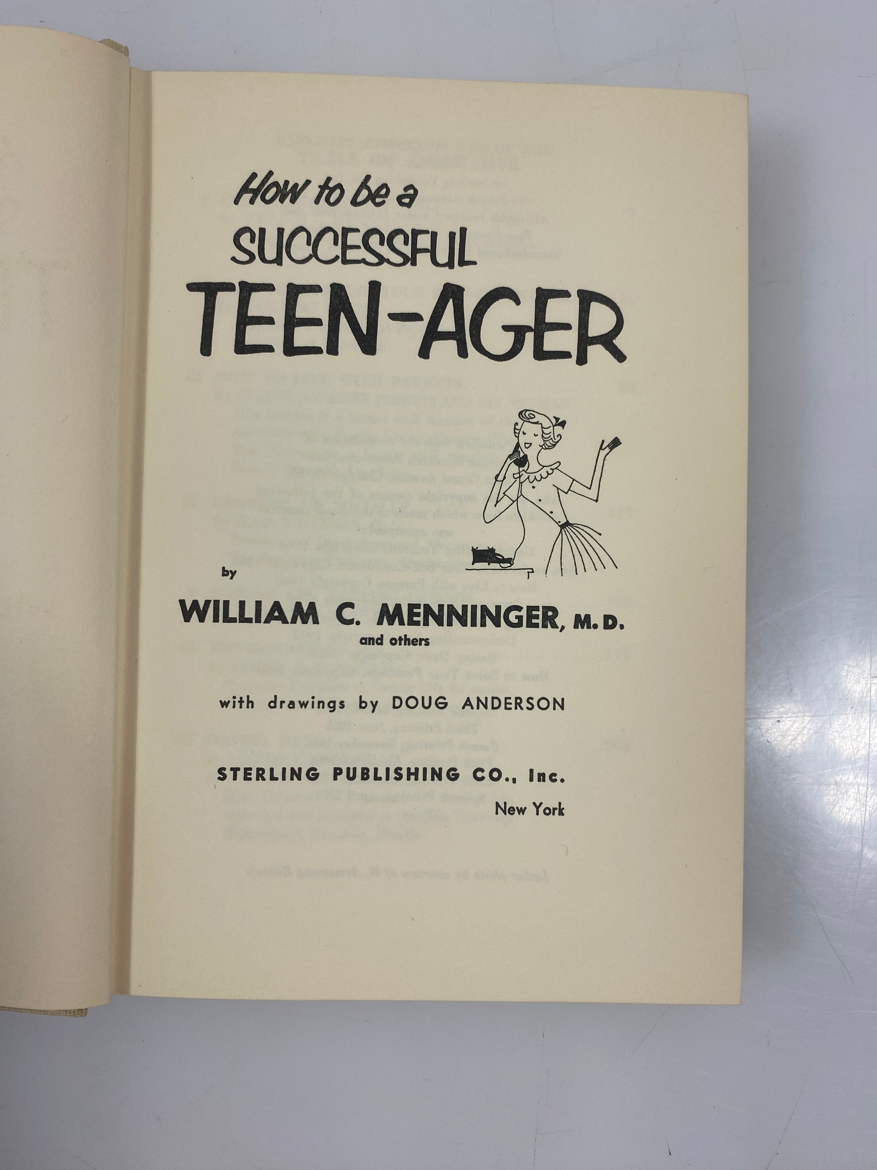 How to be a Successful Teenager by Menninger 1959 HCDJ