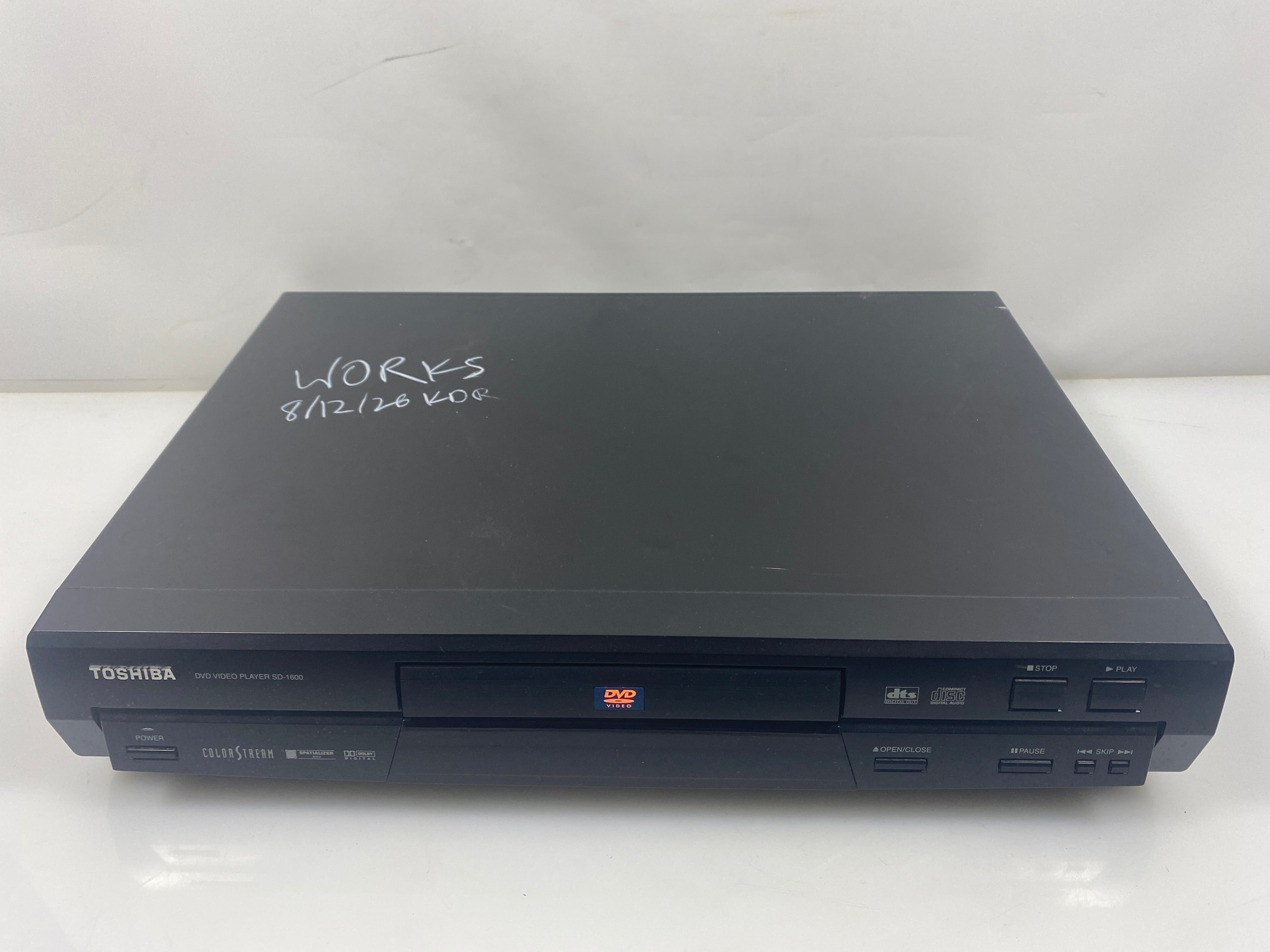 Toshiba SD-1600U DVD Video Player