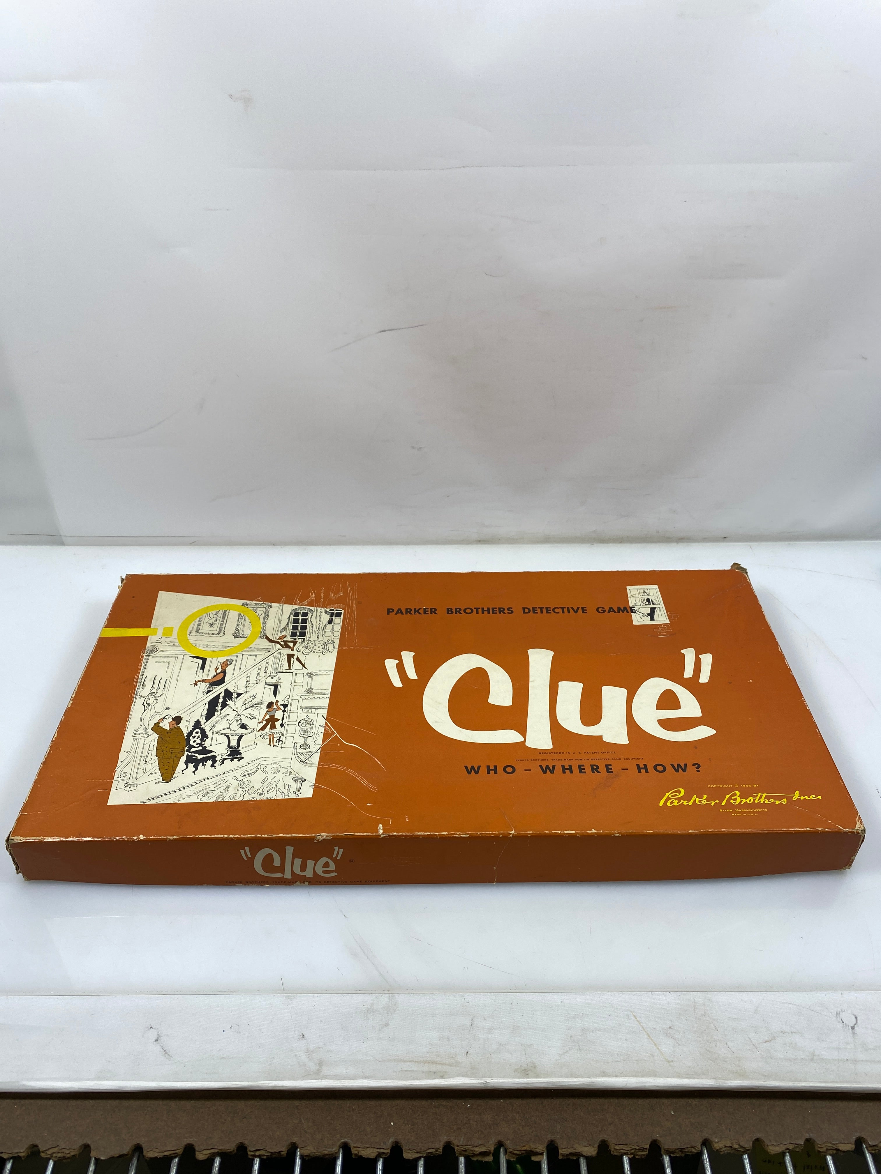 Vintage Parker Brothers Clue Boardgame 1956