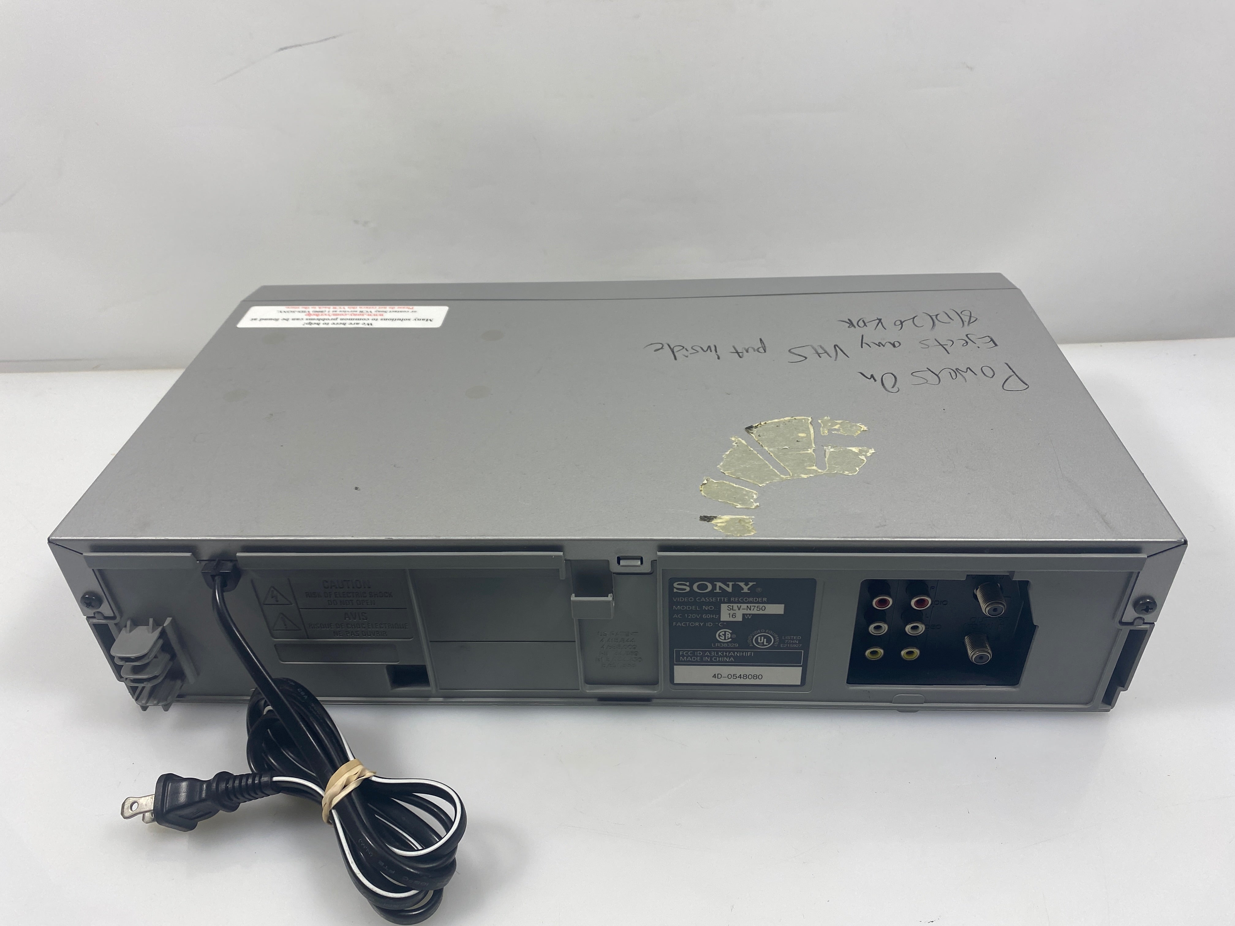 Sony SLV-N750 VHS Recorder VCR