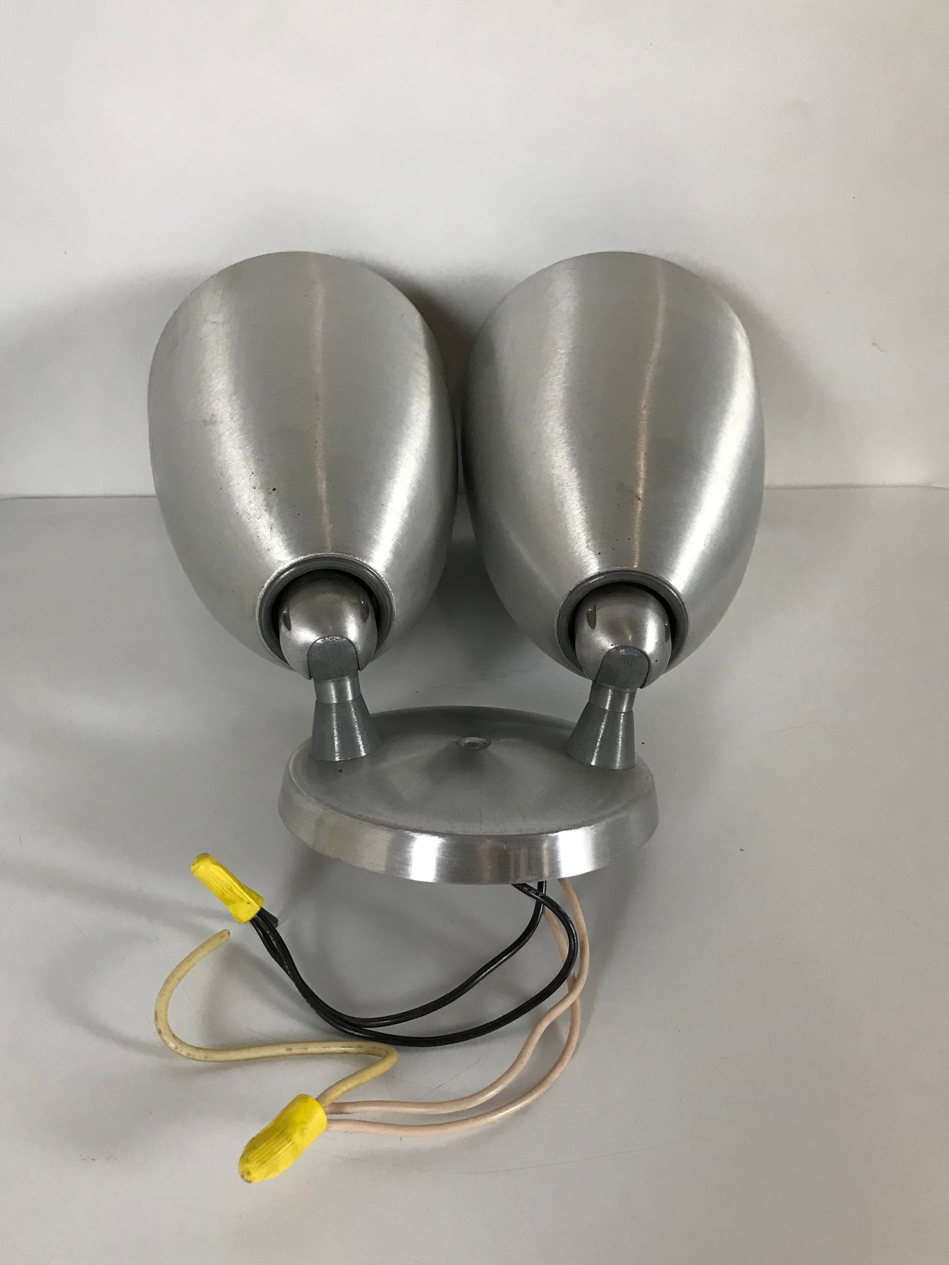Silver Metal Swivel Lights