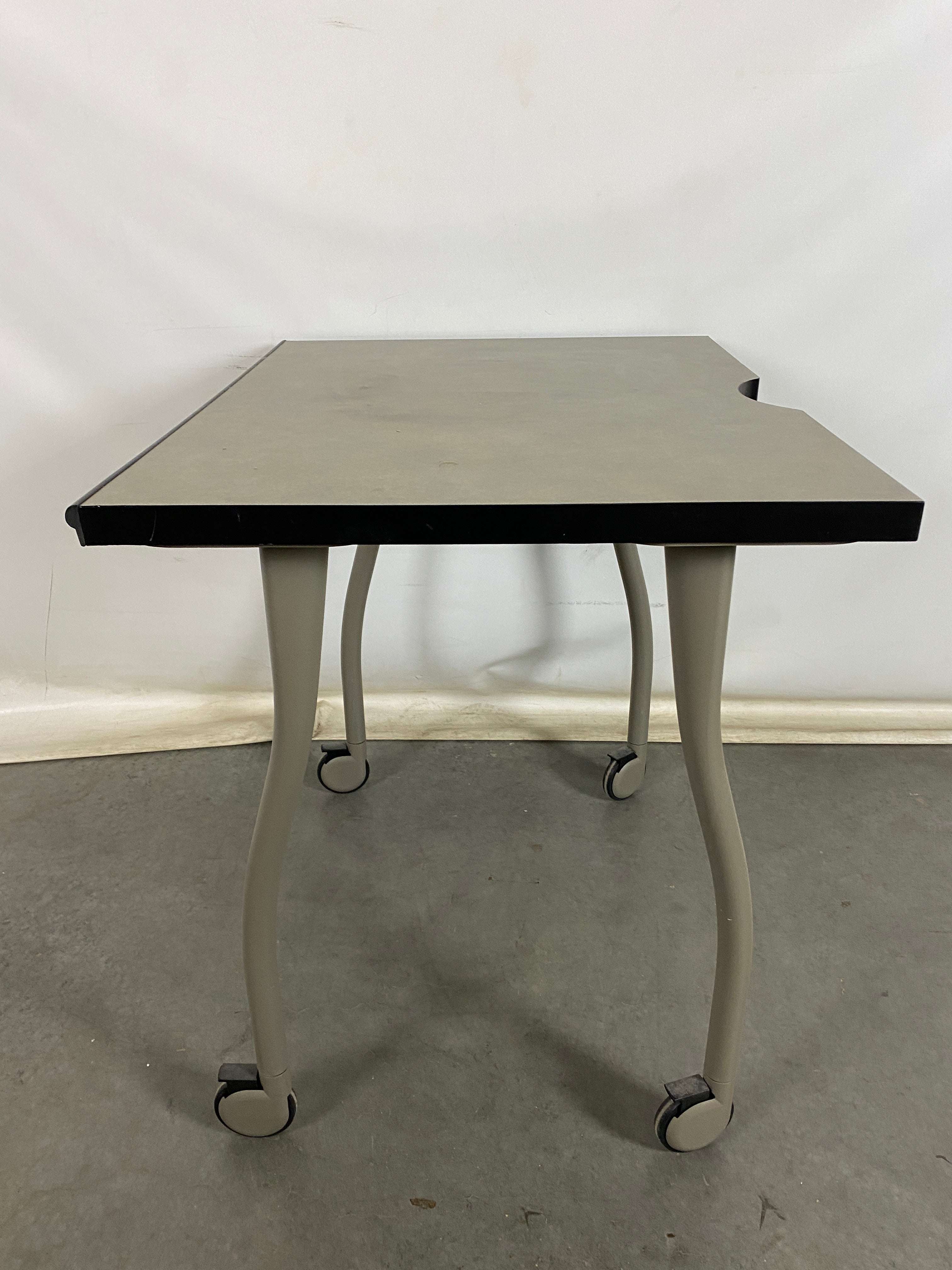 Grey Laminate Top Rolling Table