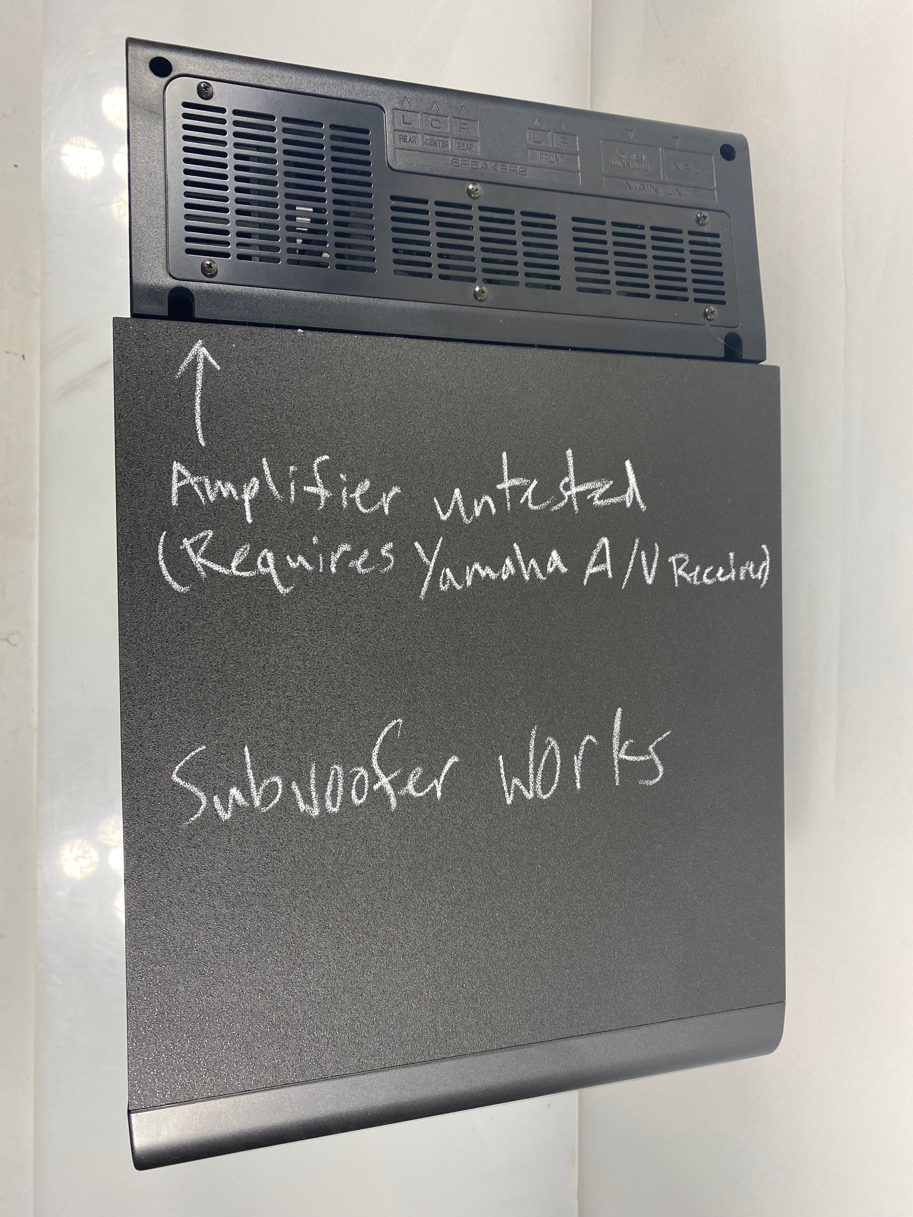 Yamaha 6CH Power Amplifier Active Servo Processing Subwoofer SW-AV1