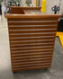 Wharton Center Wooden Rolling Shelf
