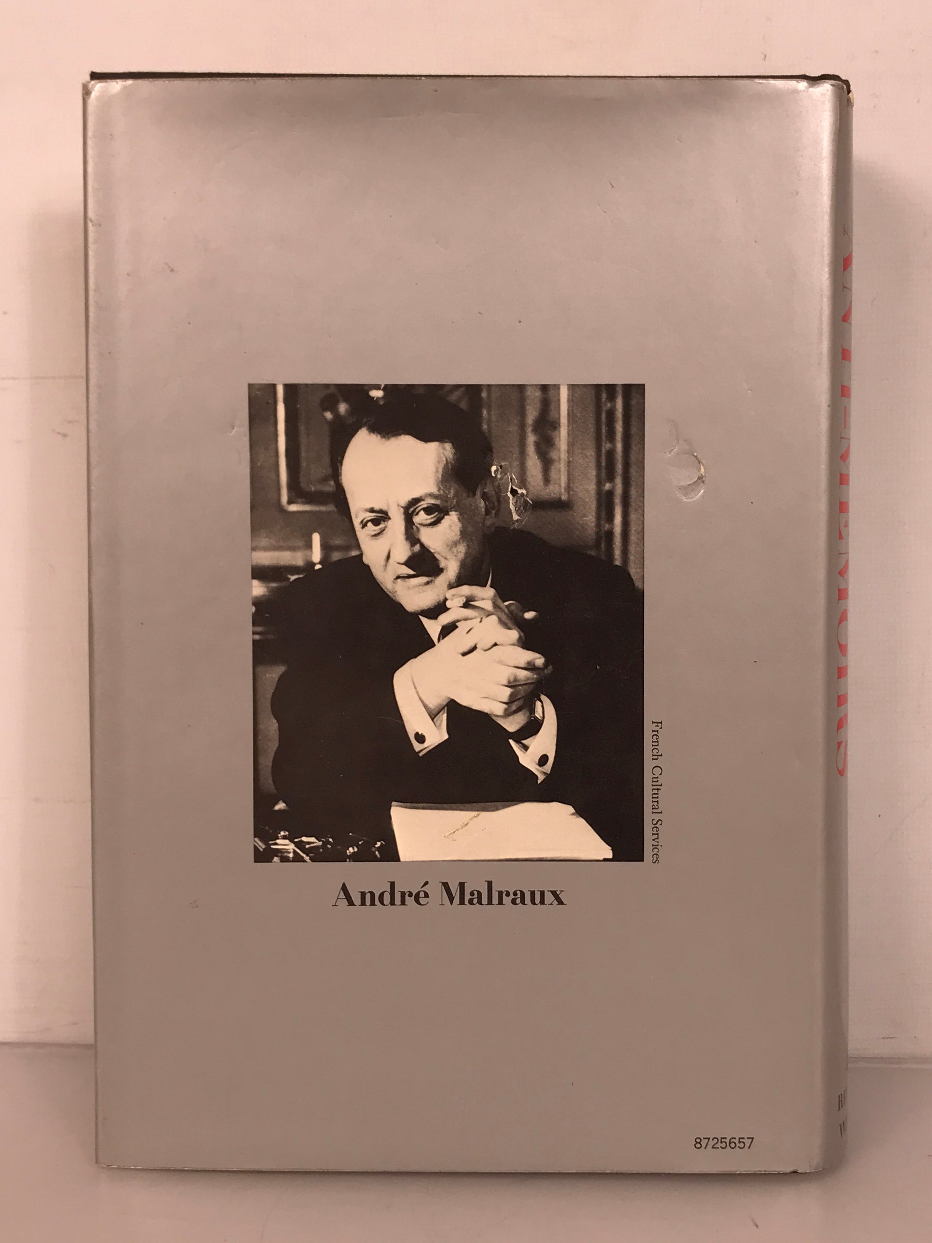 Andre Malraux Anti-Memoirs First American Edition 1968 HC DJ