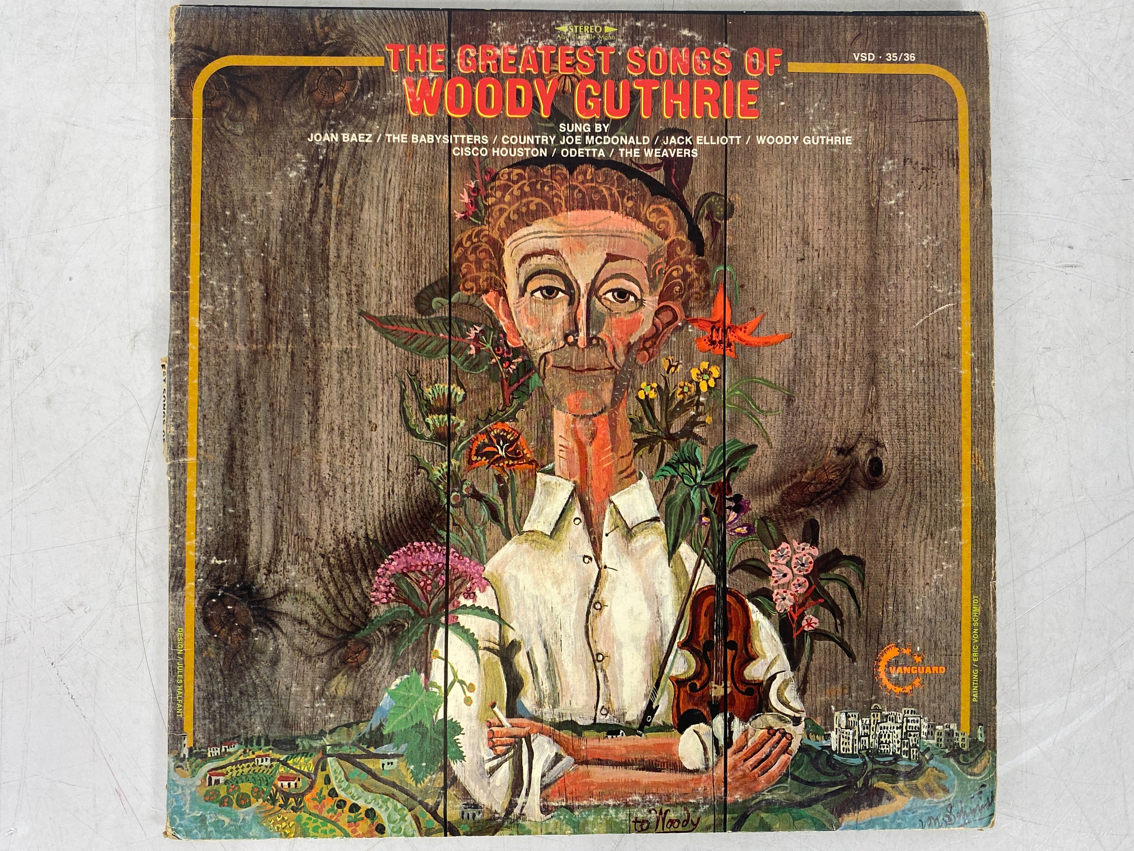 Greatest Songs of Woody Guthrie Vinyl Record (1972)