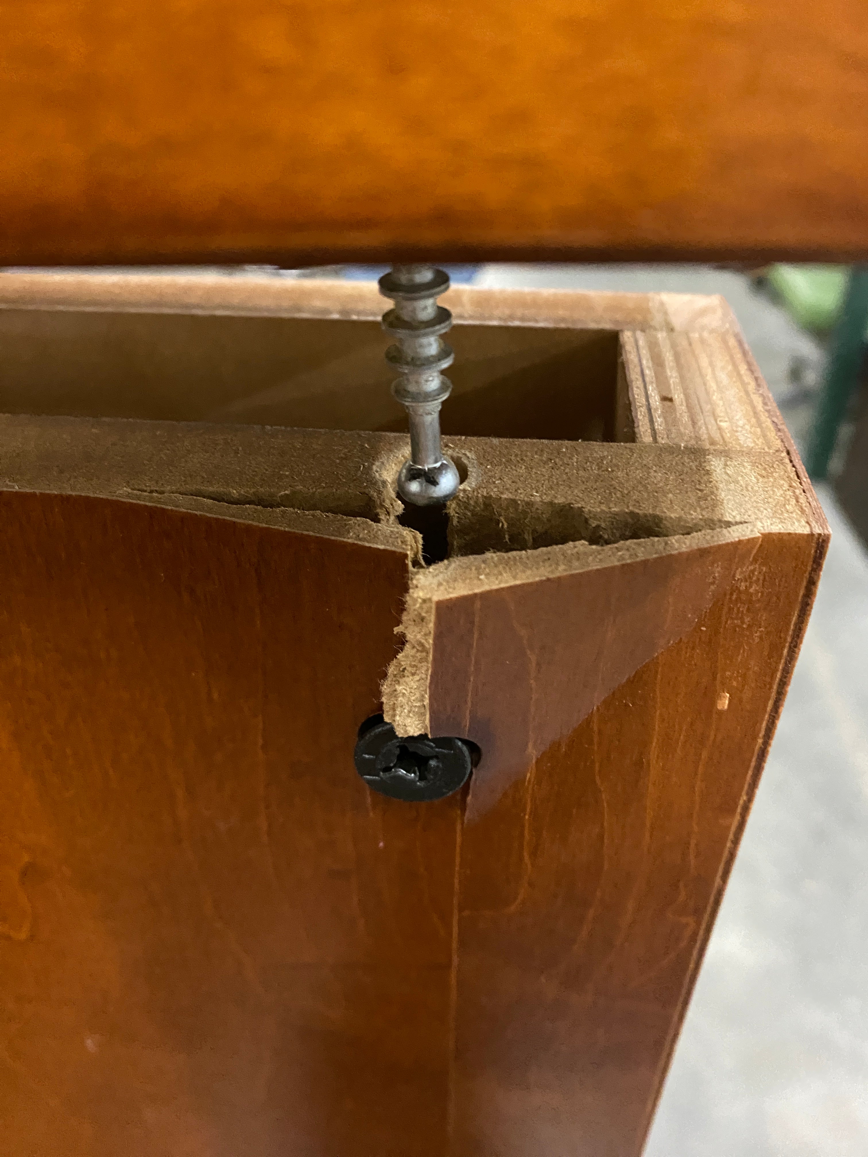 Wharton Center Wooden Rolling Shelf