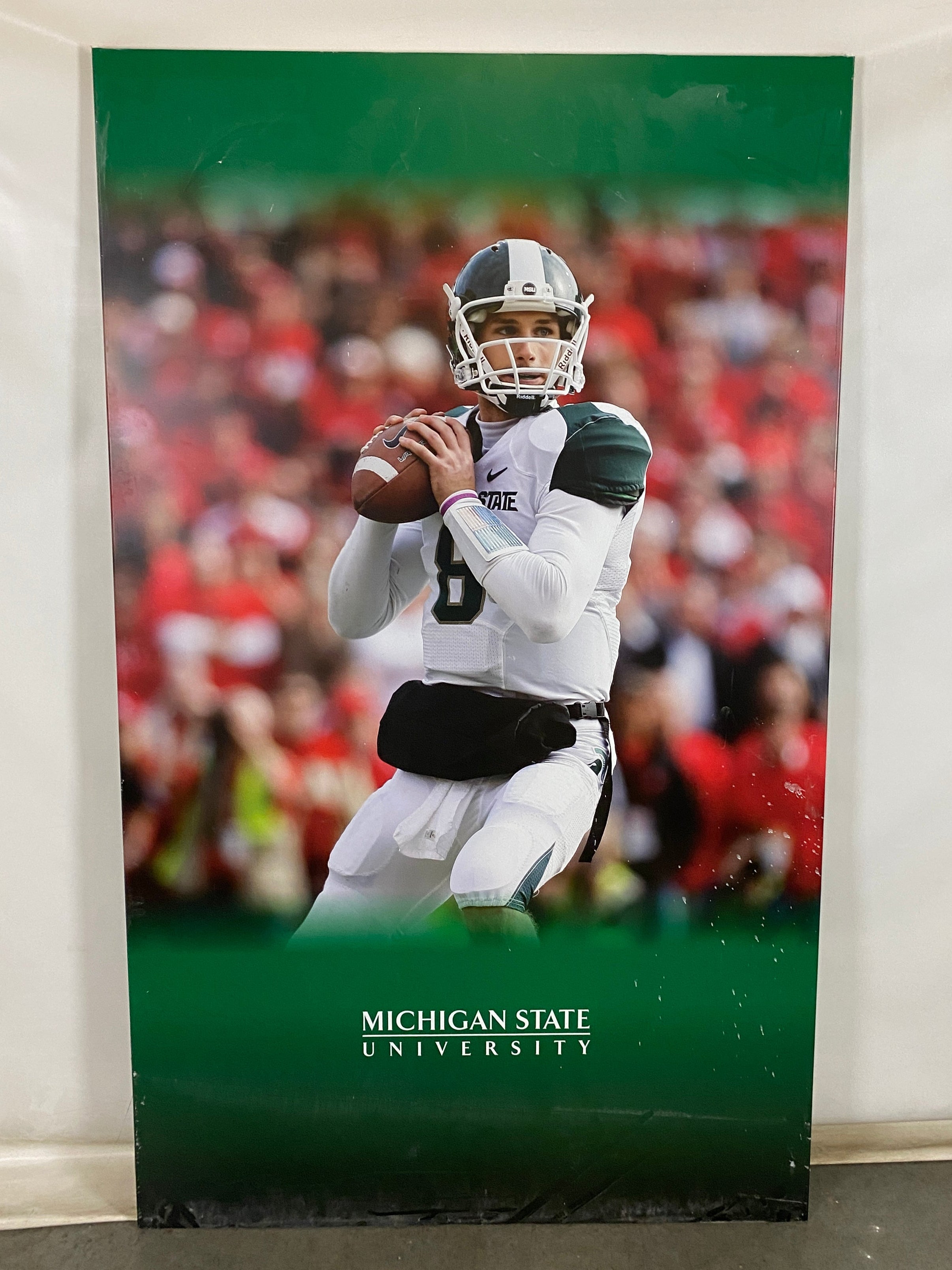 Michigan State University Kirk Cousins Metal Poster