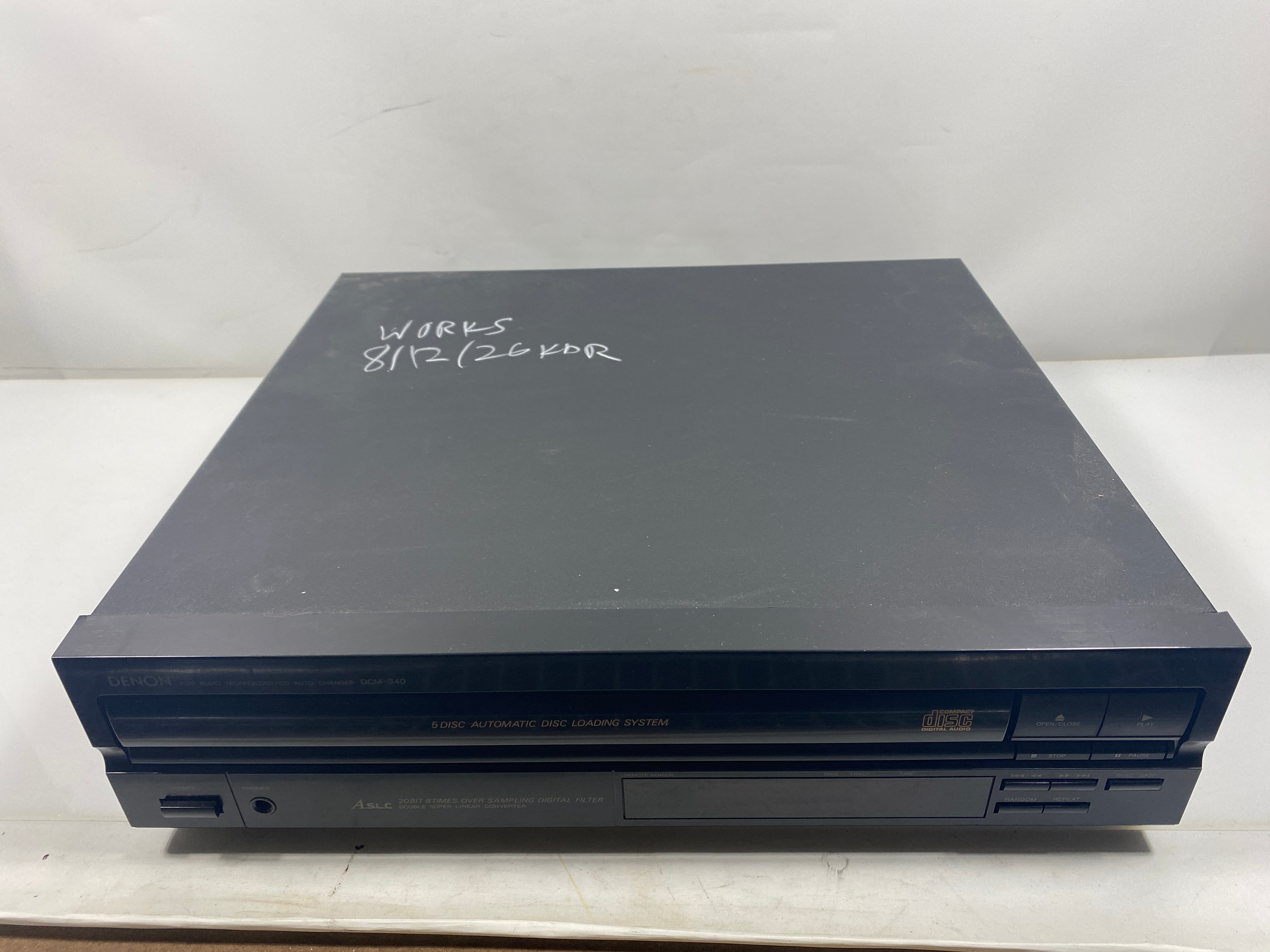 Denon DCM-340 5 Disc CD Changer/ Player