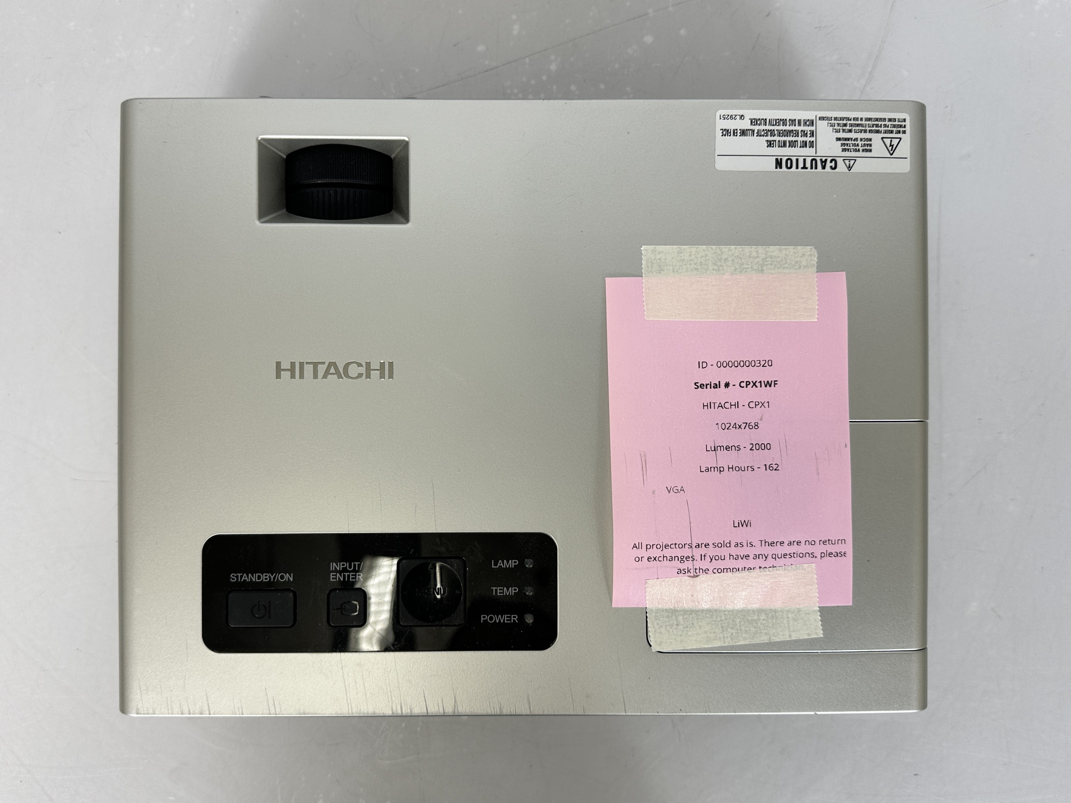 Hitachi CPX1 Ultraportable Projector