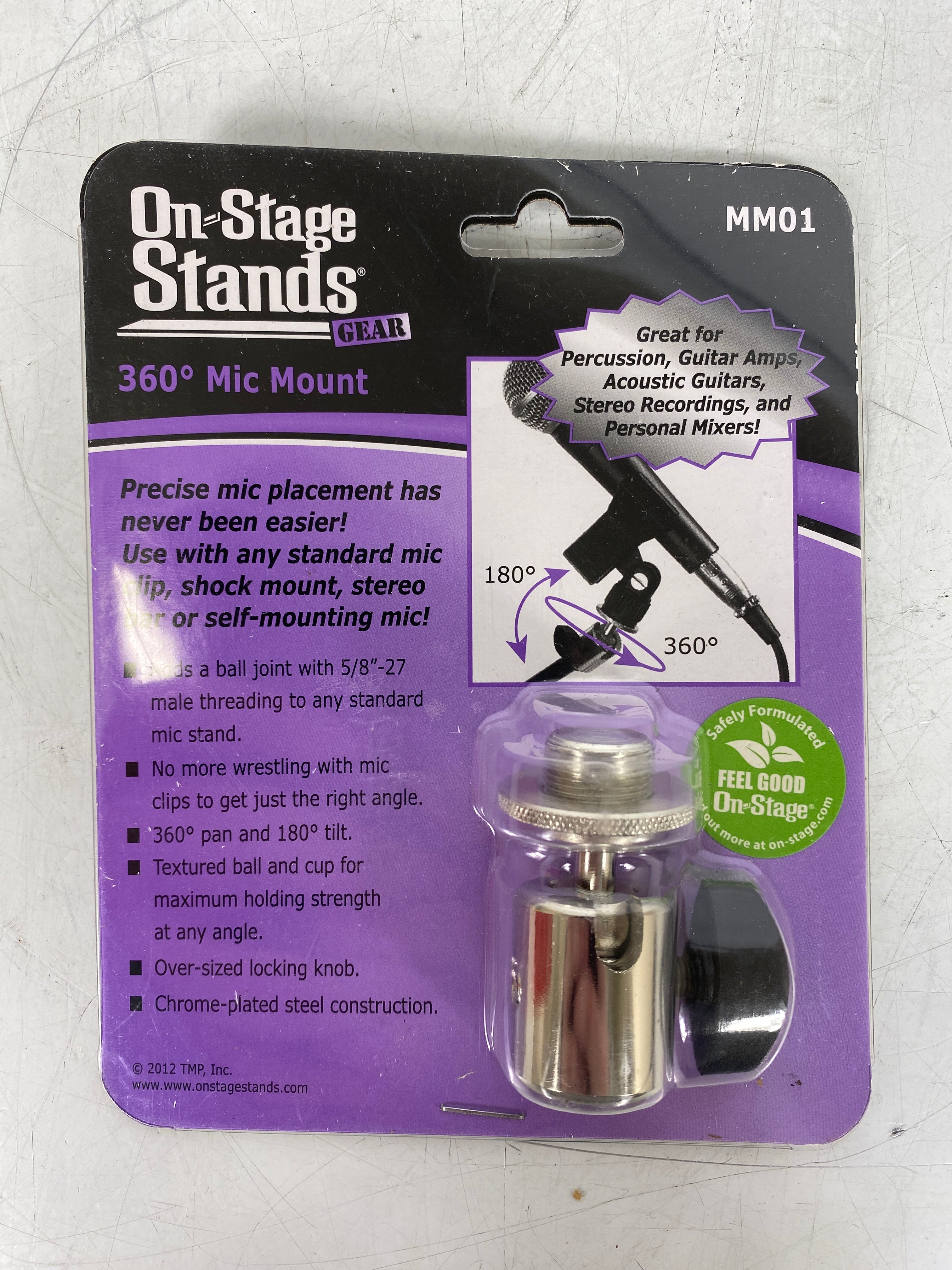 On Stage Stands Gear 360 Mic Mount MM01