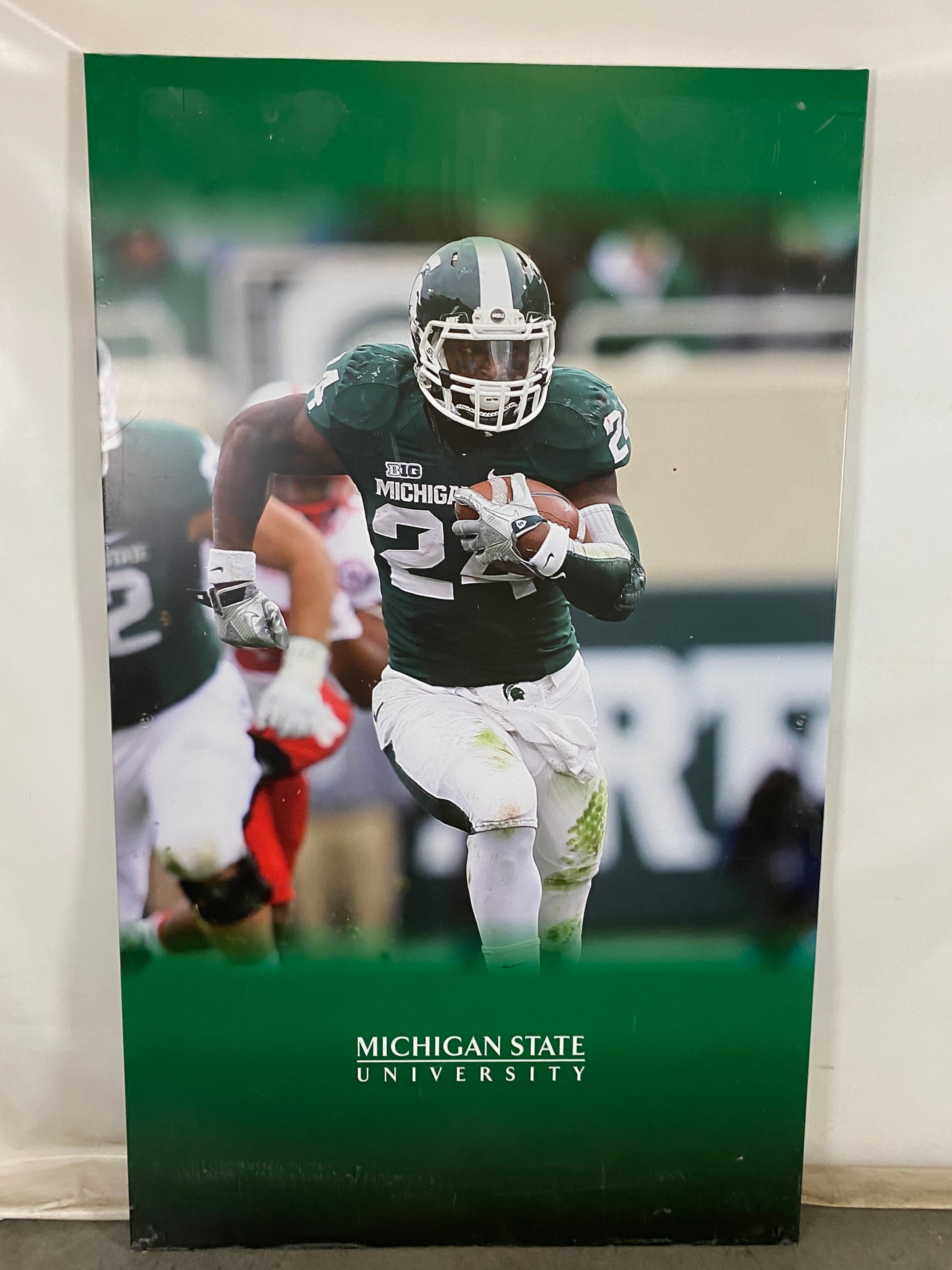 Michigan State University Le'Veon Bell Metal Poster