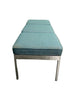 Steelcase Upholstered Turquoise Bench