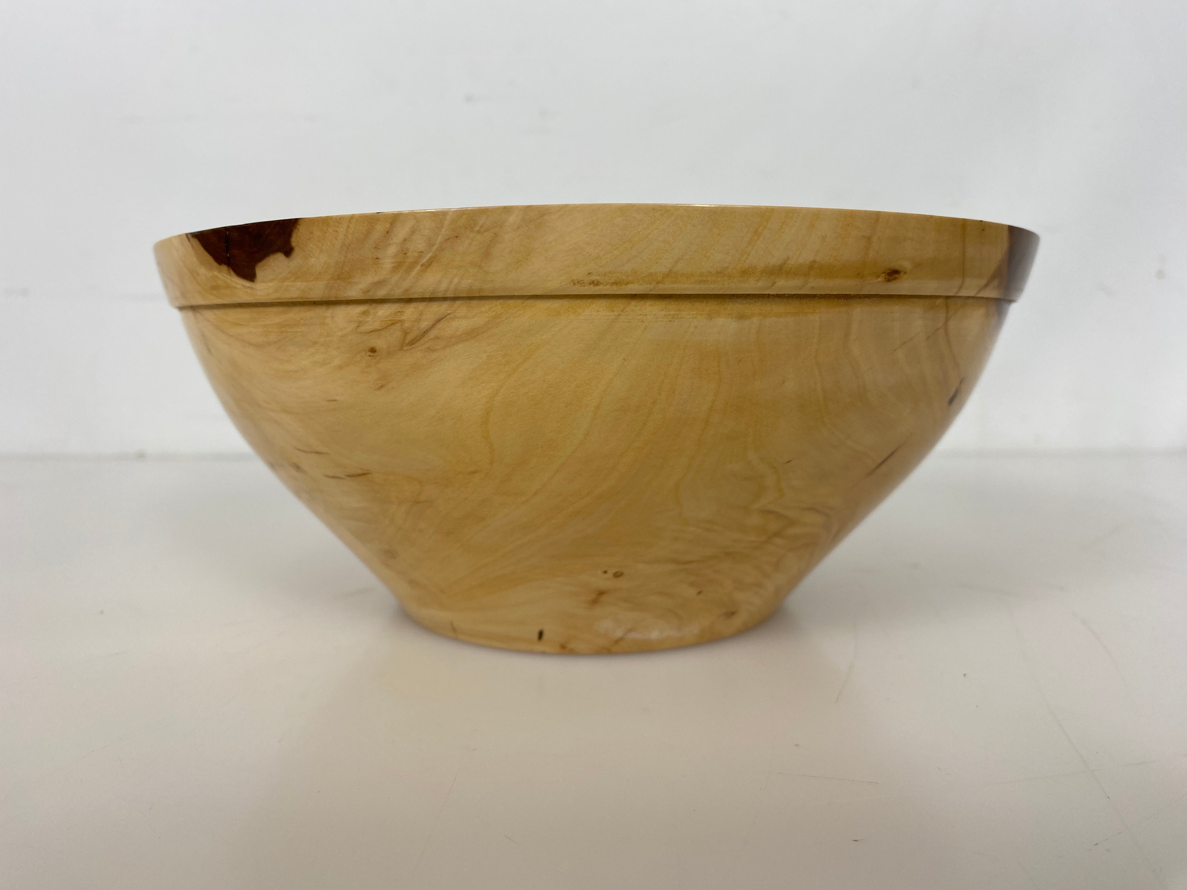 MSU Shadows Pear Wood Bowl #044