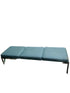 Steelcase Upholstered Turquoise Bench