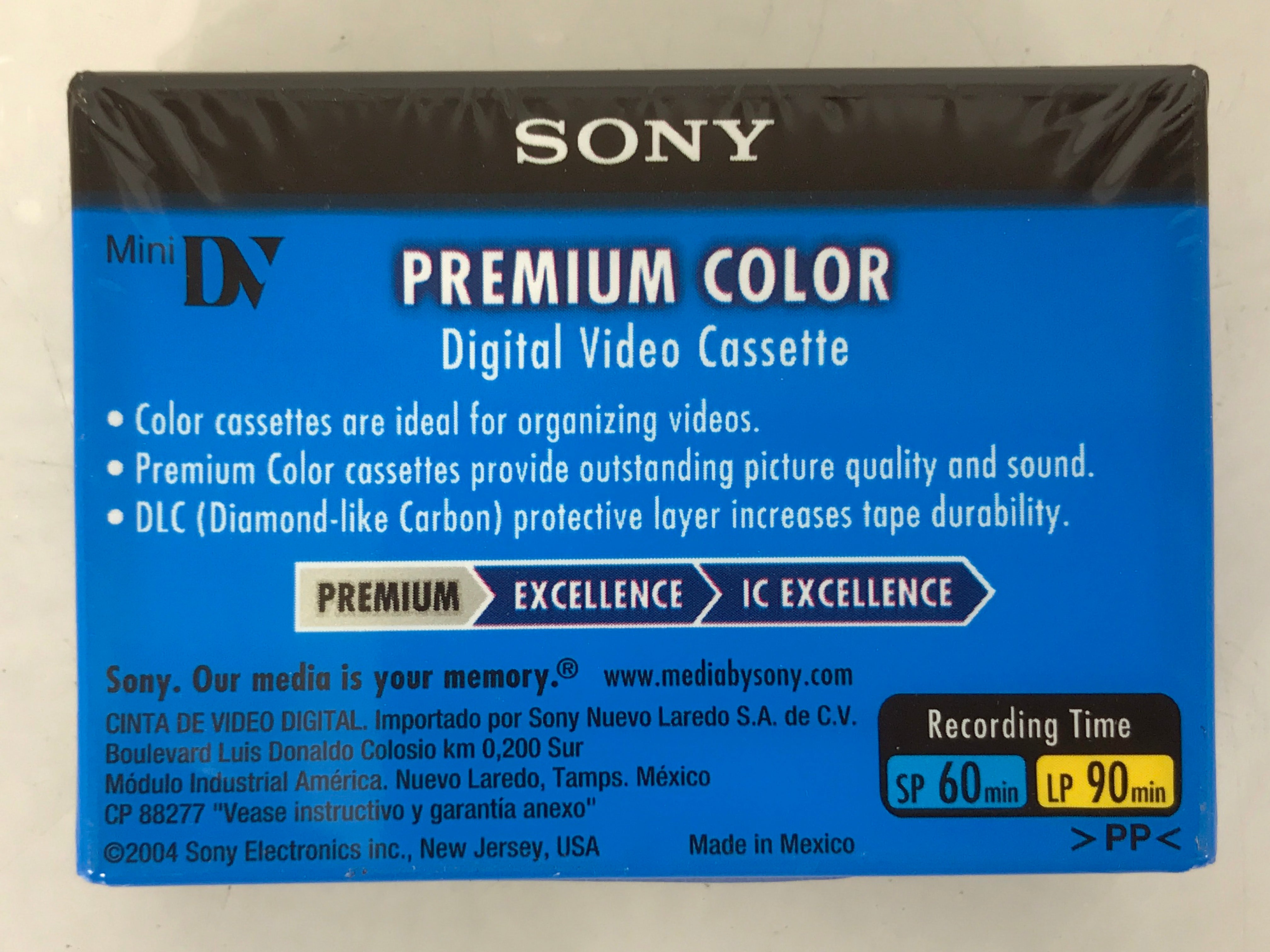 Sony DVC 60 Purple Premium Color Cassette Tapes