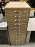 Grey 12 Drawer File Cabinet