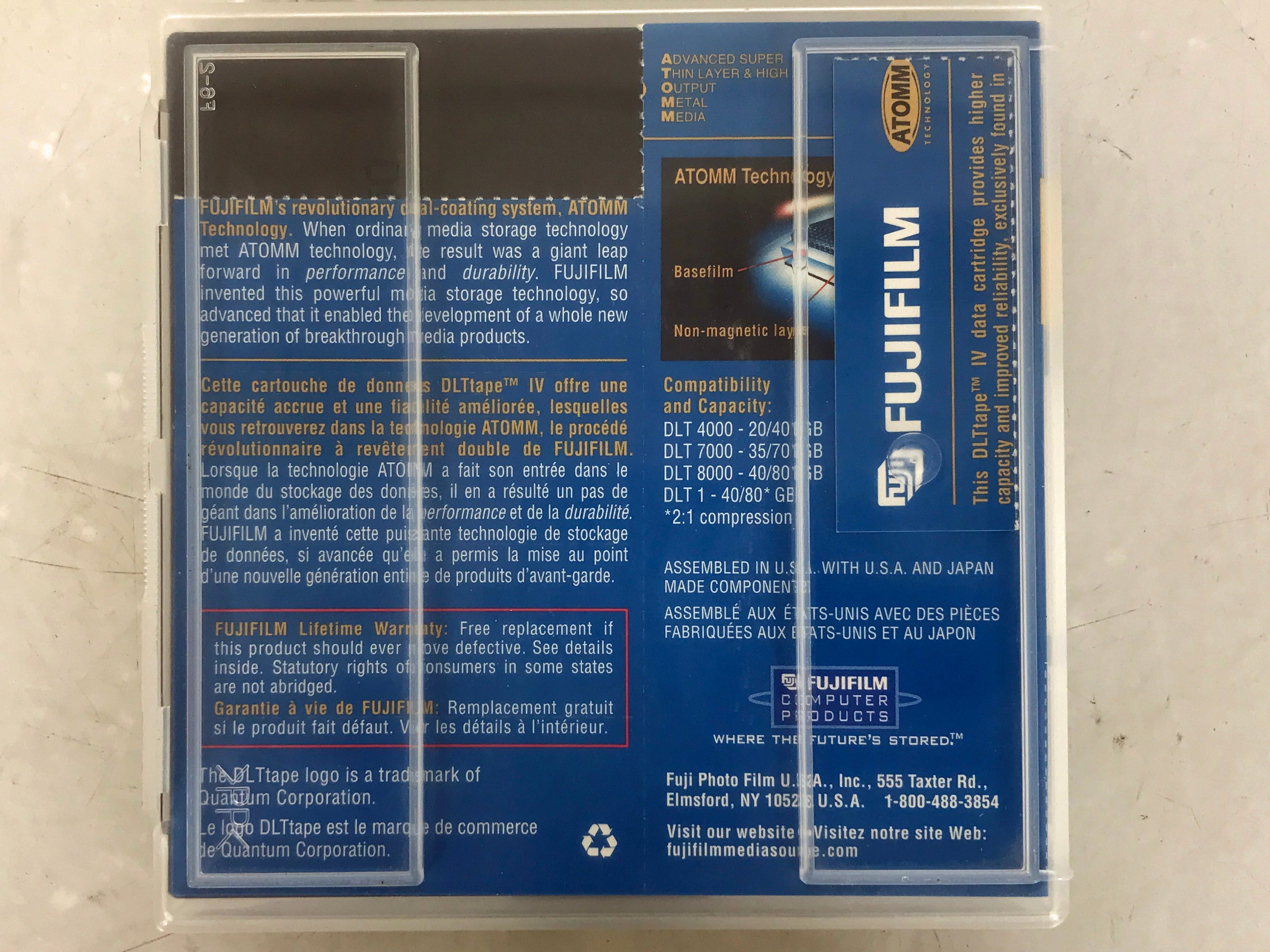 Fujifilm 40GB/80GB DLTtape IV Data Cartridge