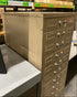 Grey 12 Drawer File Cabinet