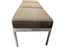 Steelcase Upholstered Brown Patterned Bench
