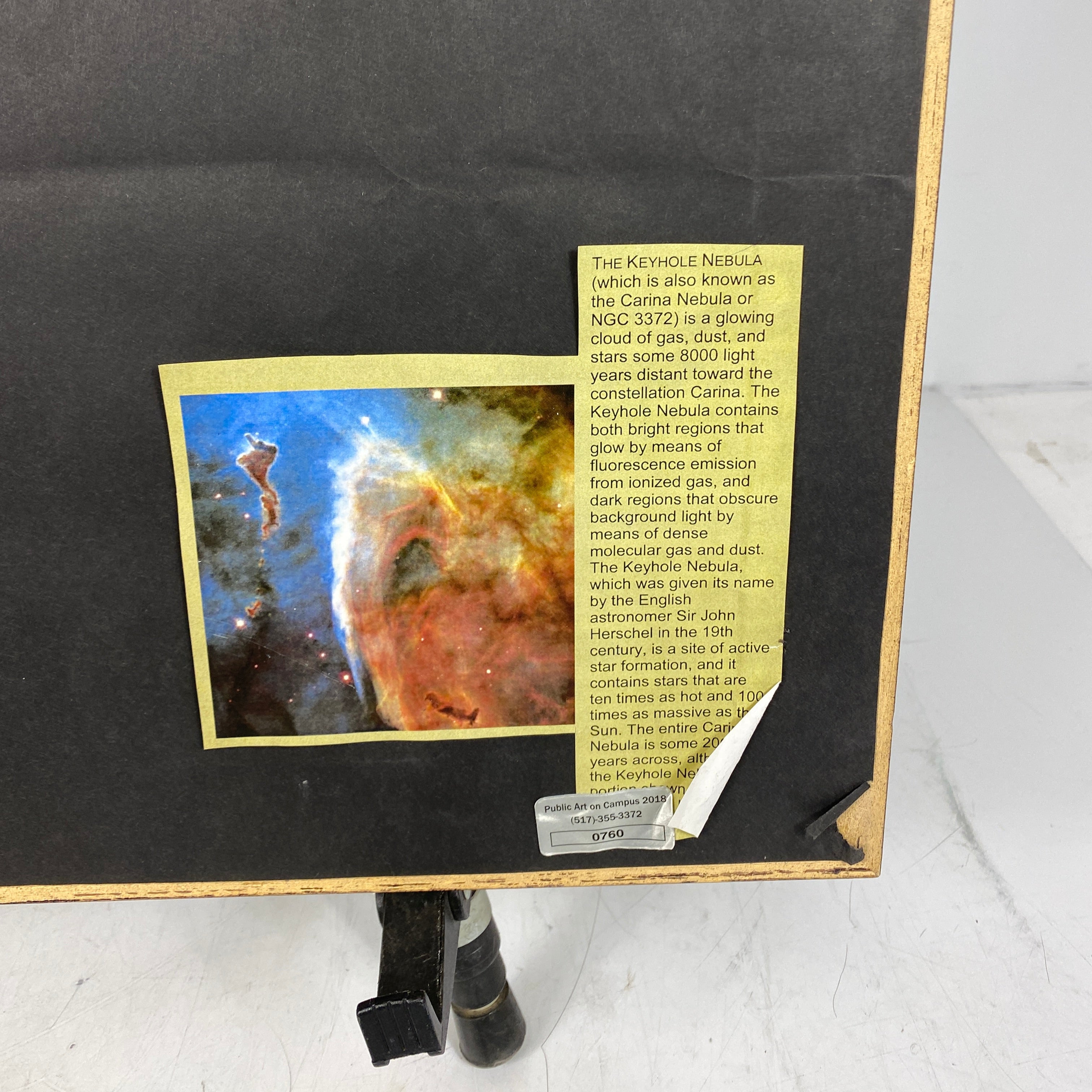 "The Keyhole Nebula" by Public Art on Campus 2018 #7060 in Hankins Frame