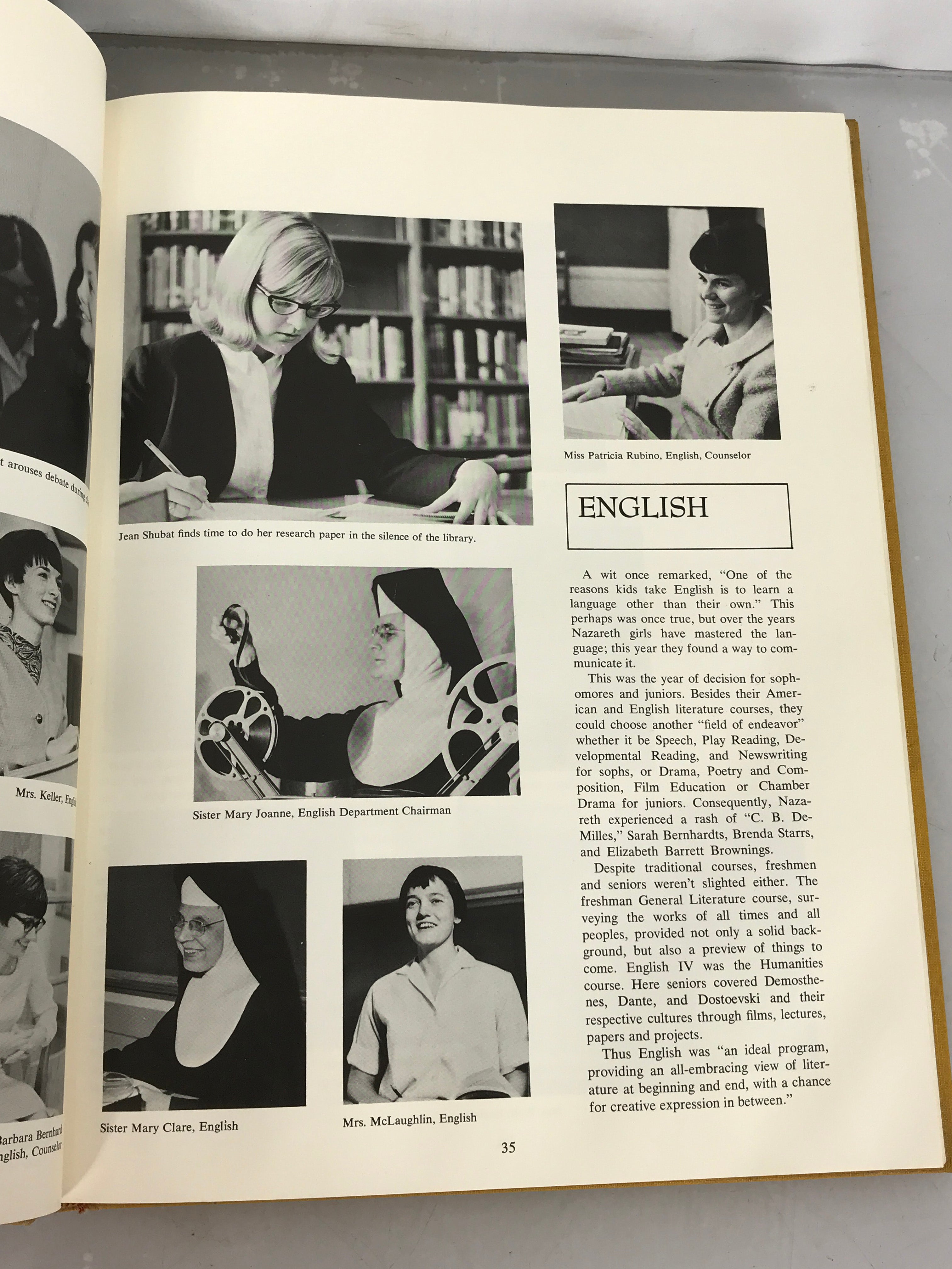 1967 Nazareth Academy Yearbook La Grange Park Illinois