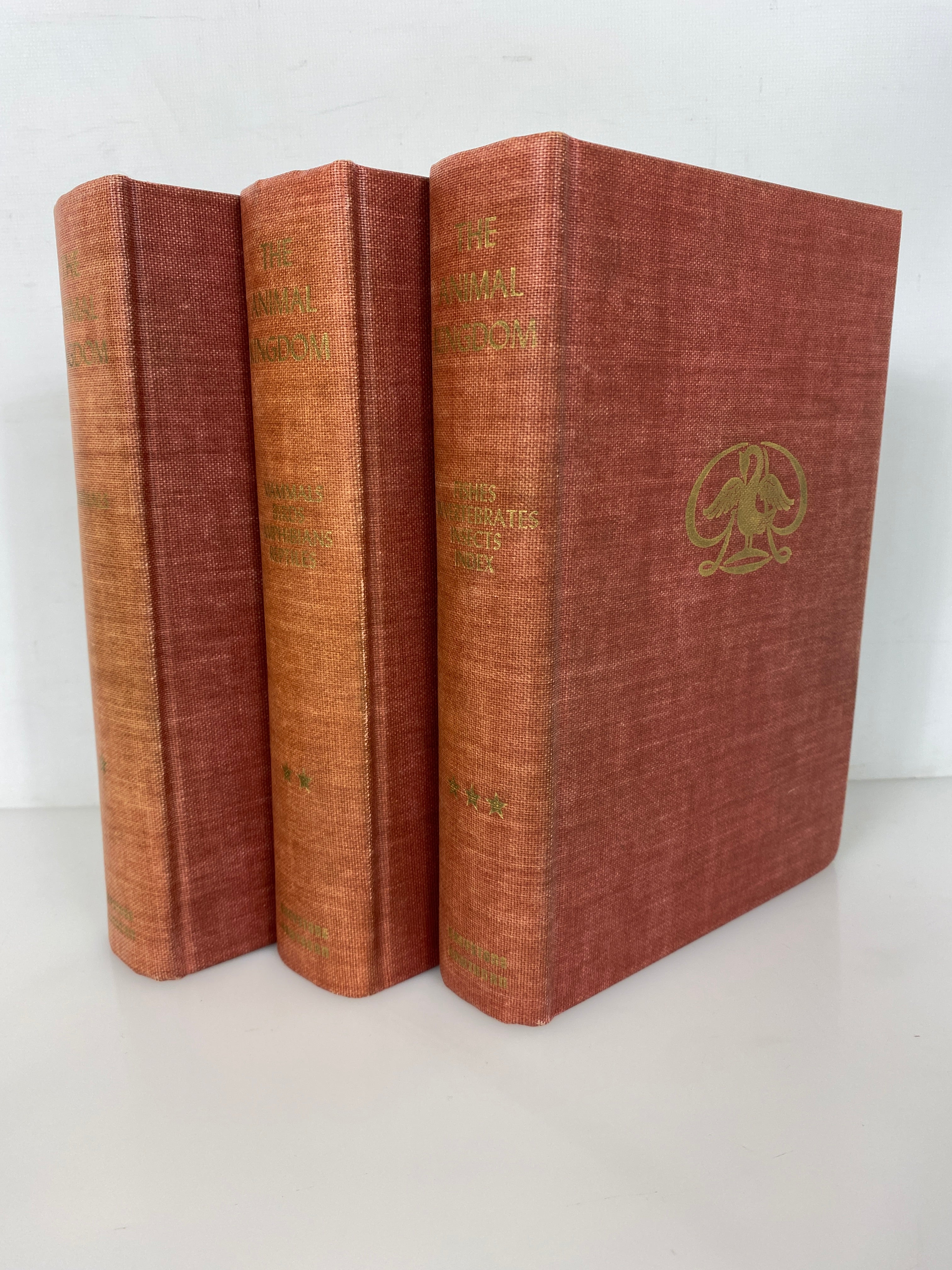 3 Volume Set: The Animal Kingdom by Frederick Drimmer 1954 Vintage HC