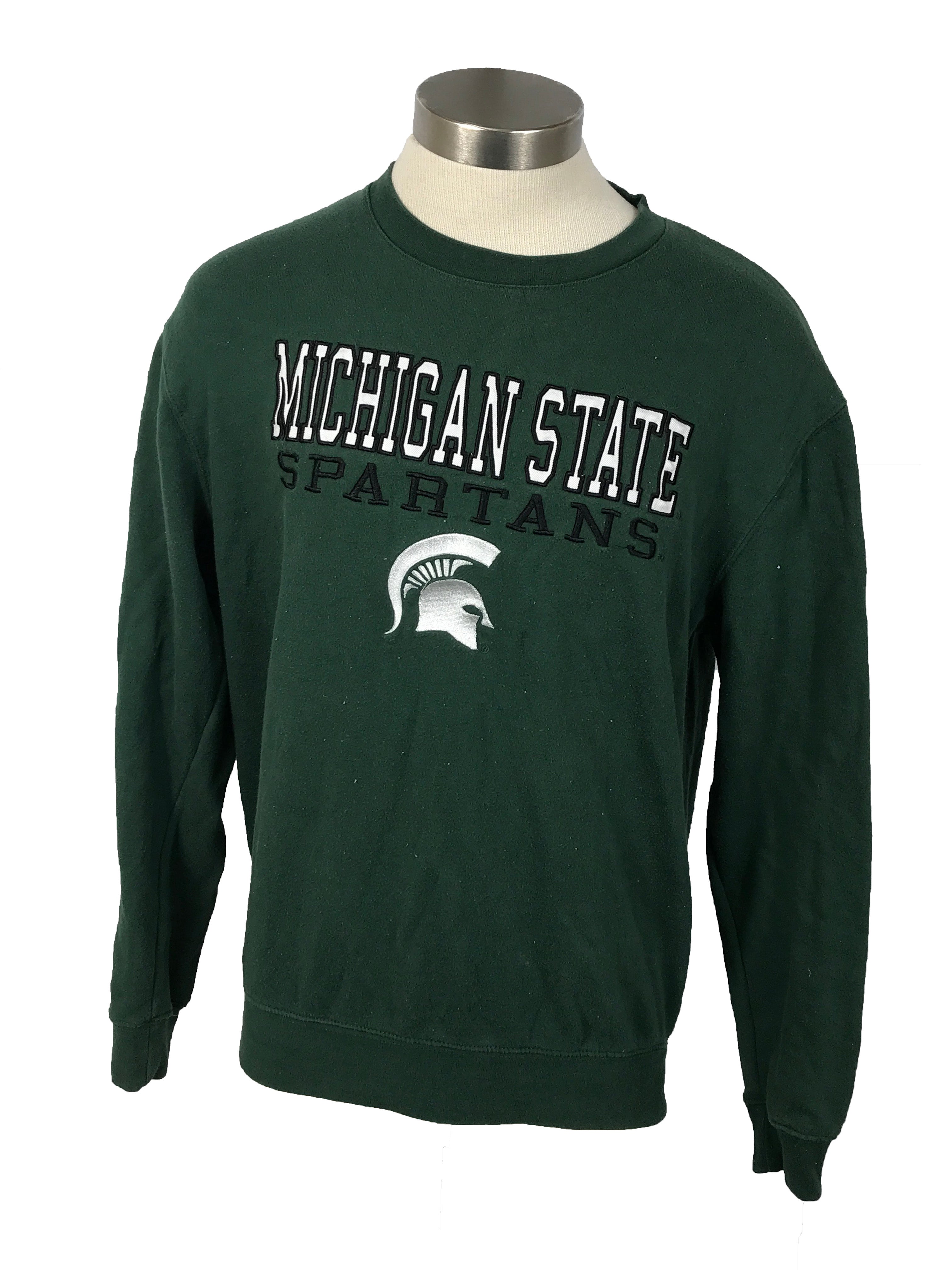 Michigan State University Green Crewneck Sweatshirt Unisex Size M