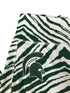MSU Green and White Zebra Print Leggings Women's Size S