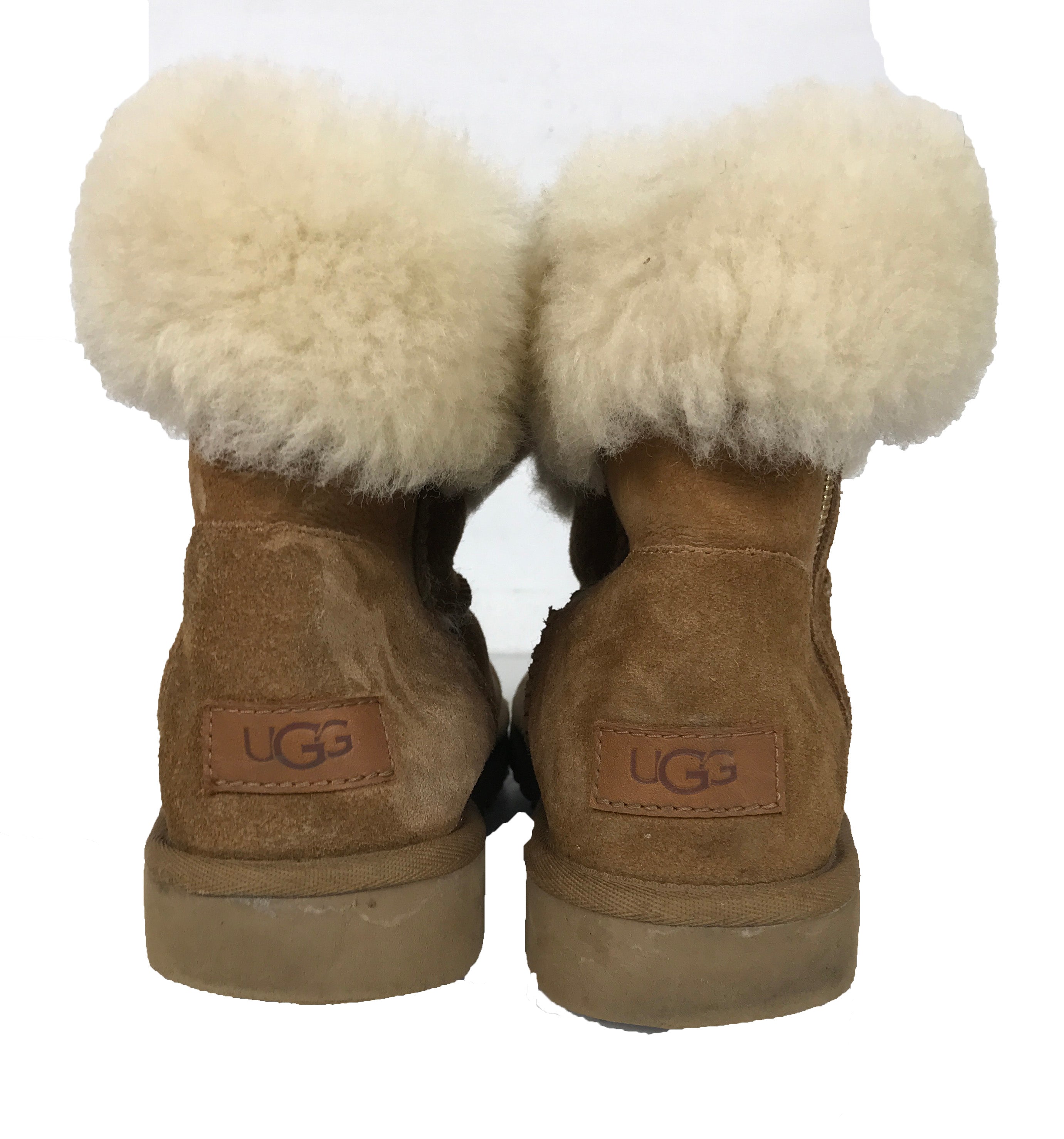 Ugg Bailey Zip Mini Chestnut Boot Women's Size 7