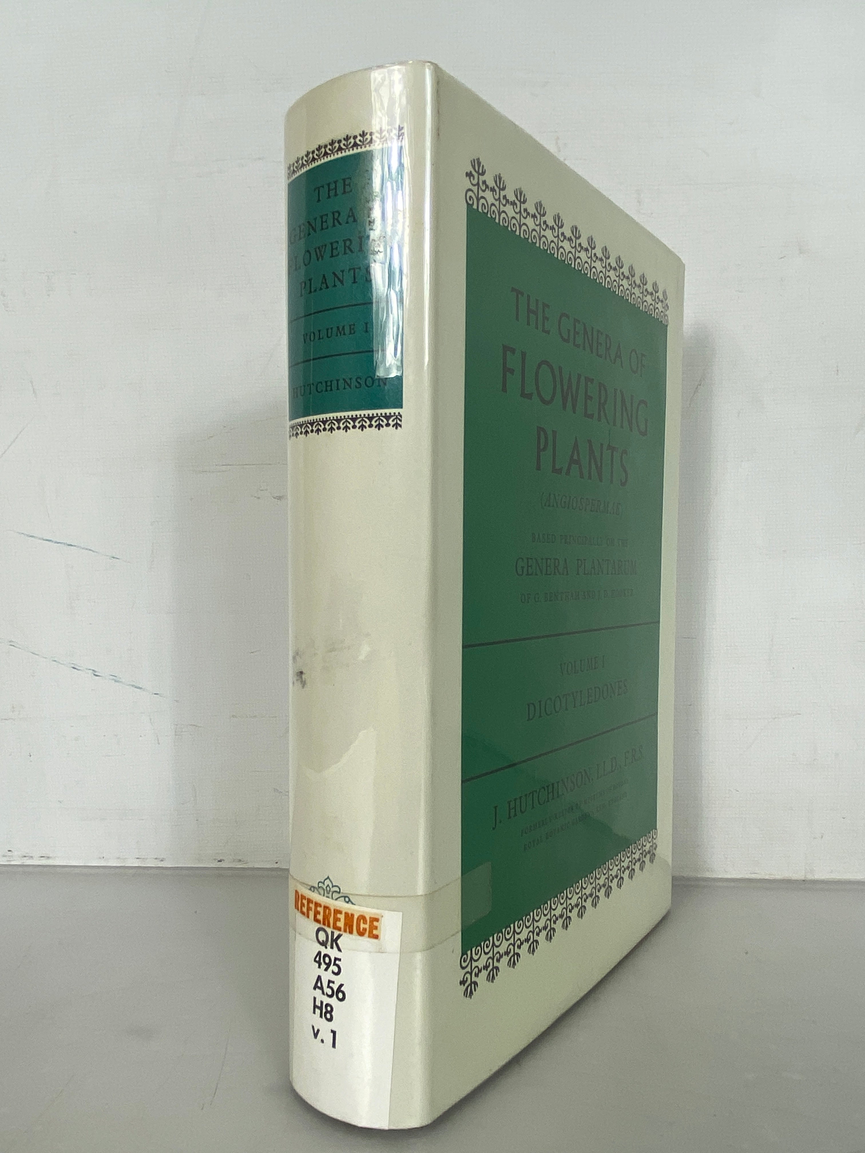 The Genera of Flowering Plants by J. Hutchinson 2 Volume Set 1967 HC DJ Ex-Lib