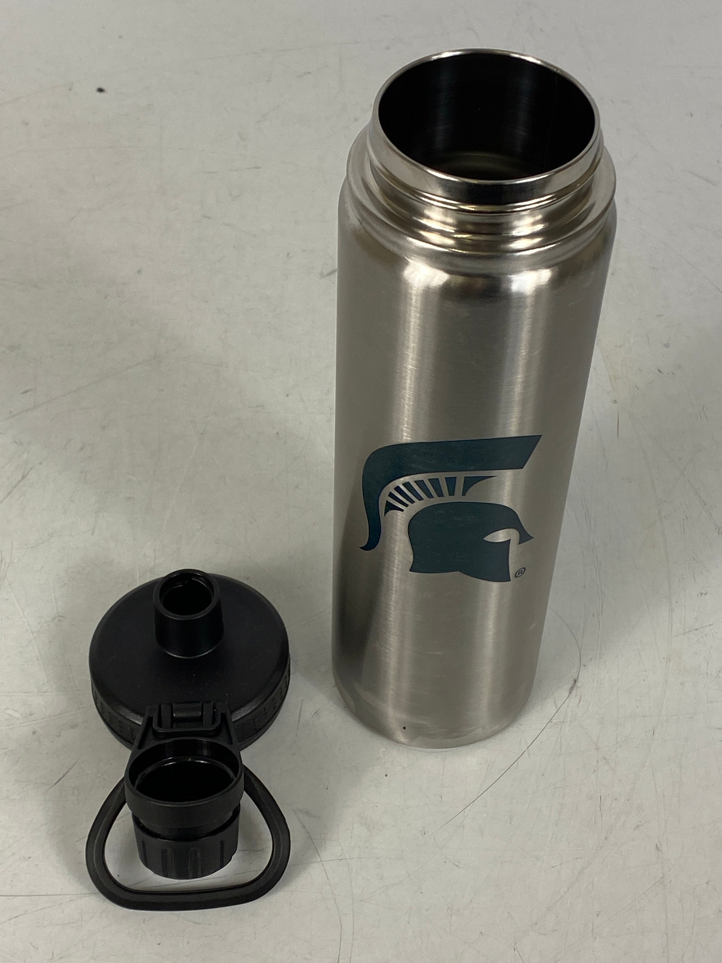 MSU University Advancement Stainless Steel Sparty Water Bottle