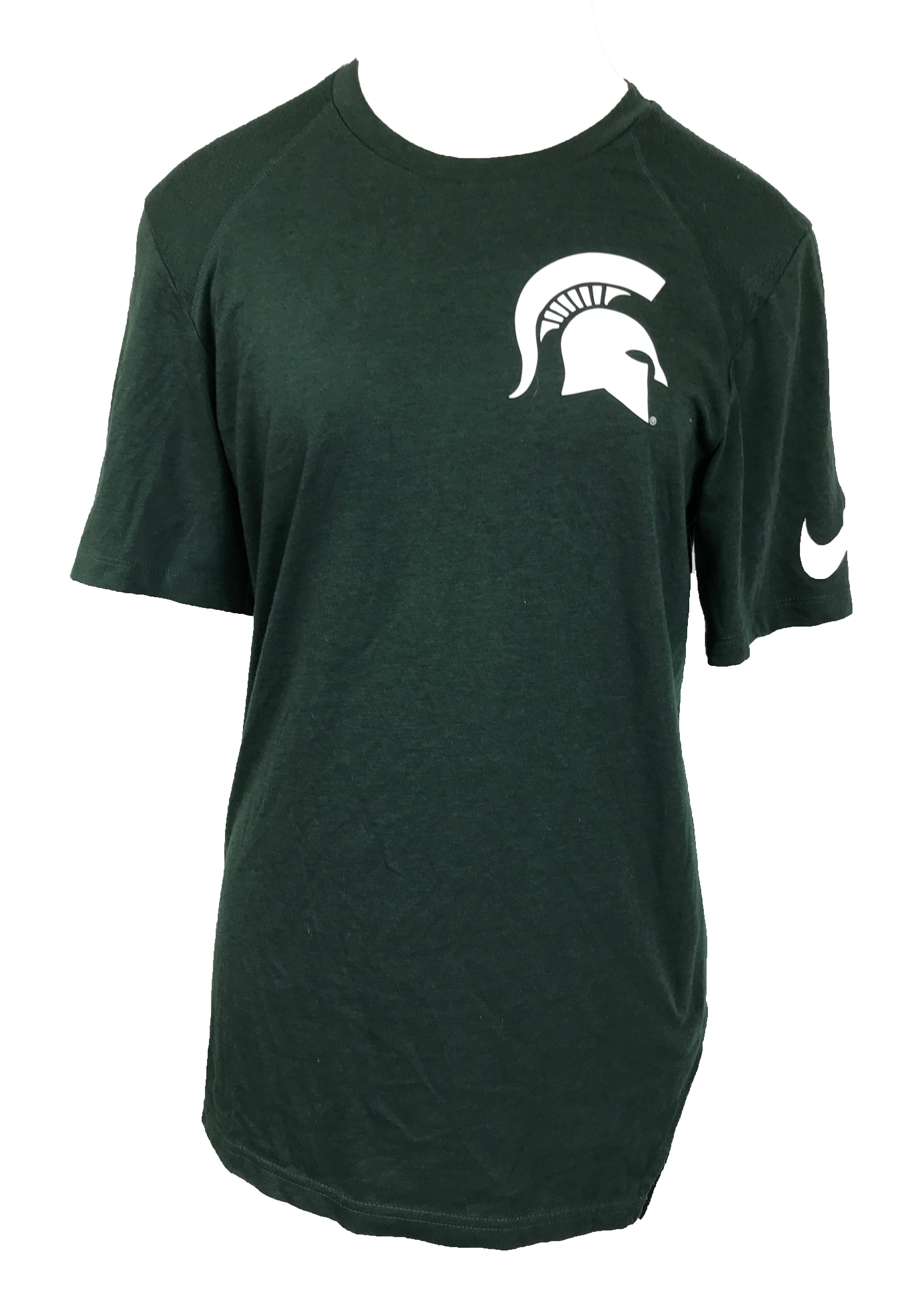 Dark Green Michigan State Nike T-Shirt Men's Size Small