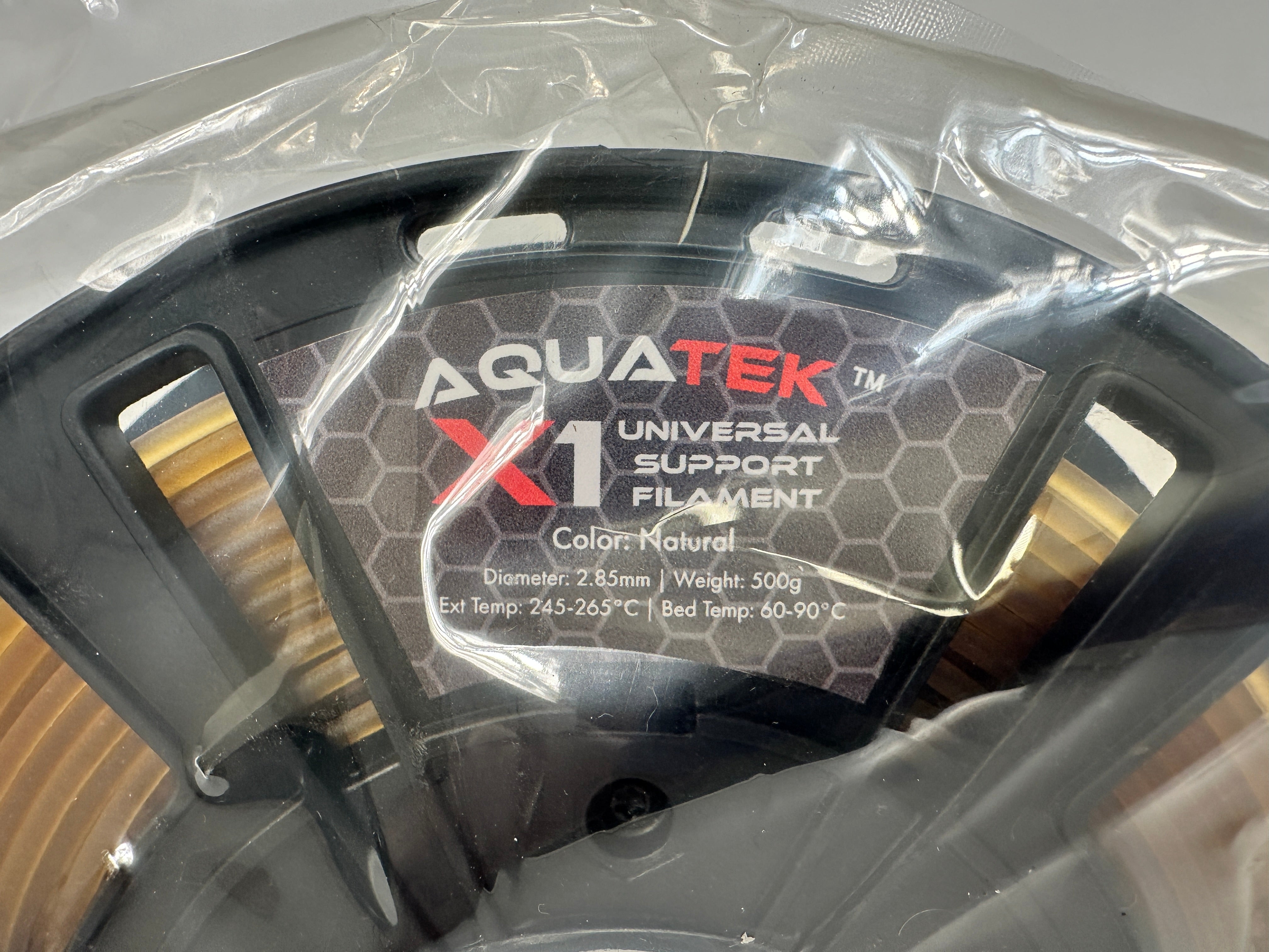 3DXTech AquaTek X1 2.85mm Natural Universal Support Material Spool *No Box*