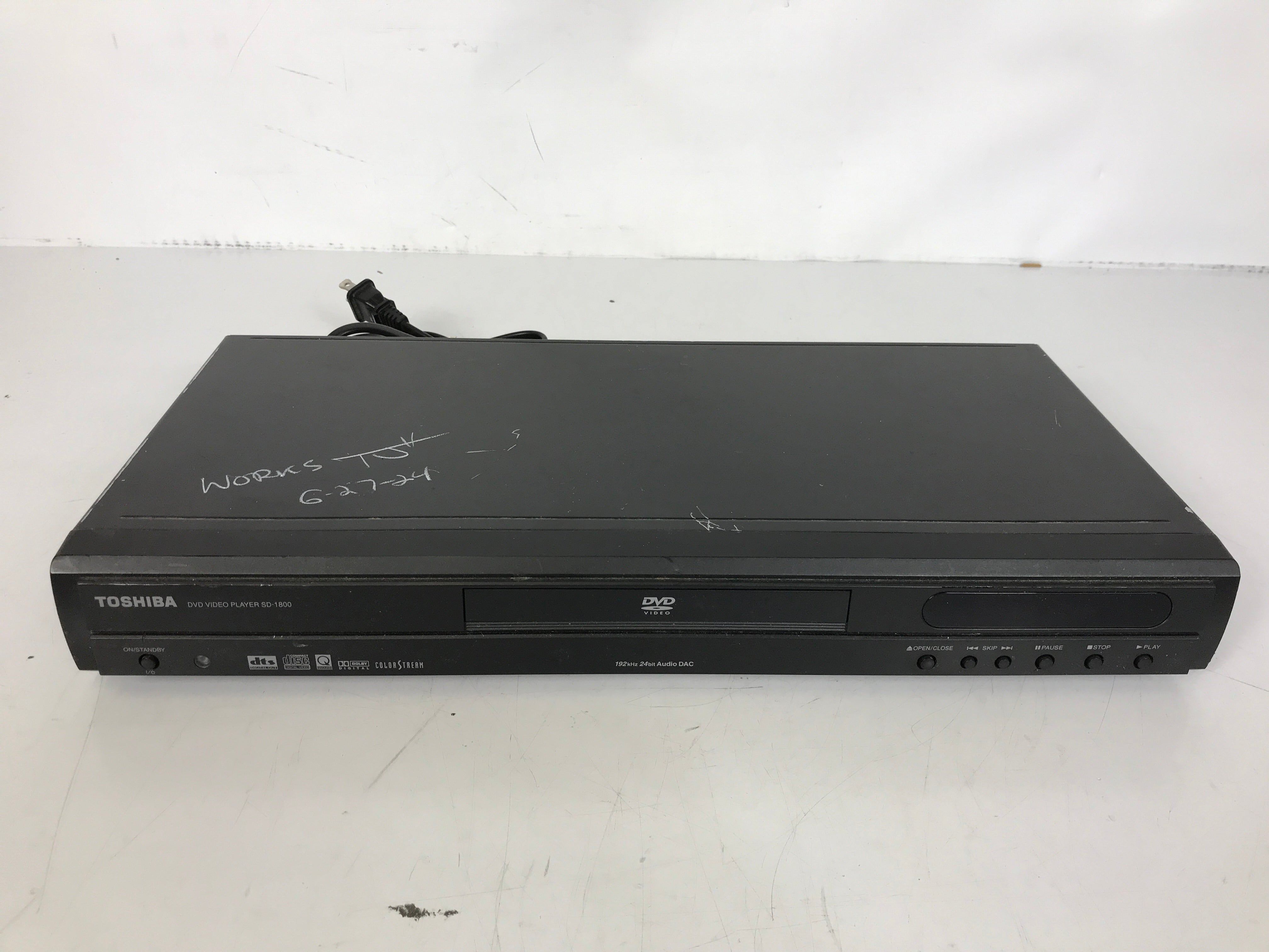 Toshiba SD-1800U DVD Video Player