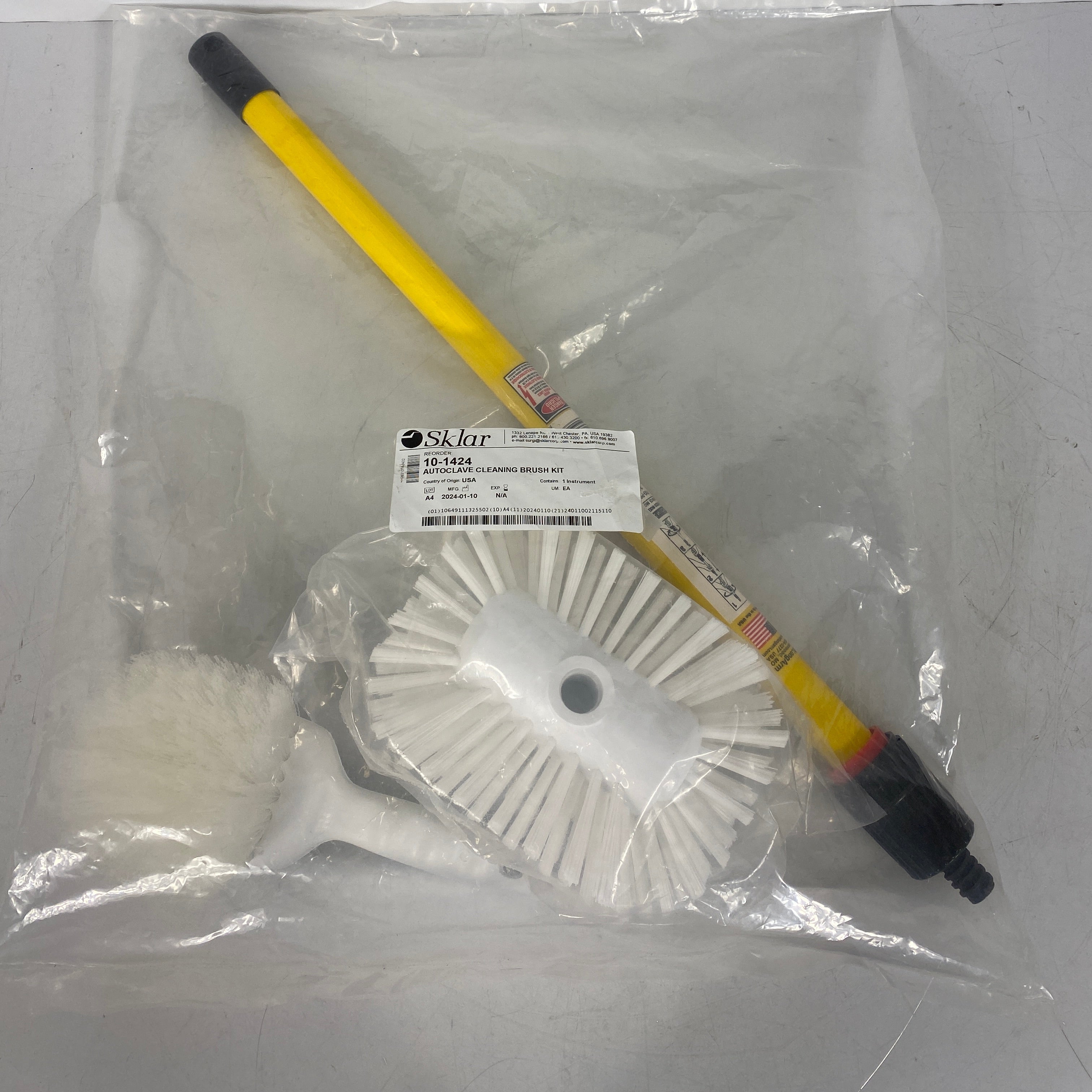 Sklar #10-1424 Autoclave Cleaning Brush Kit