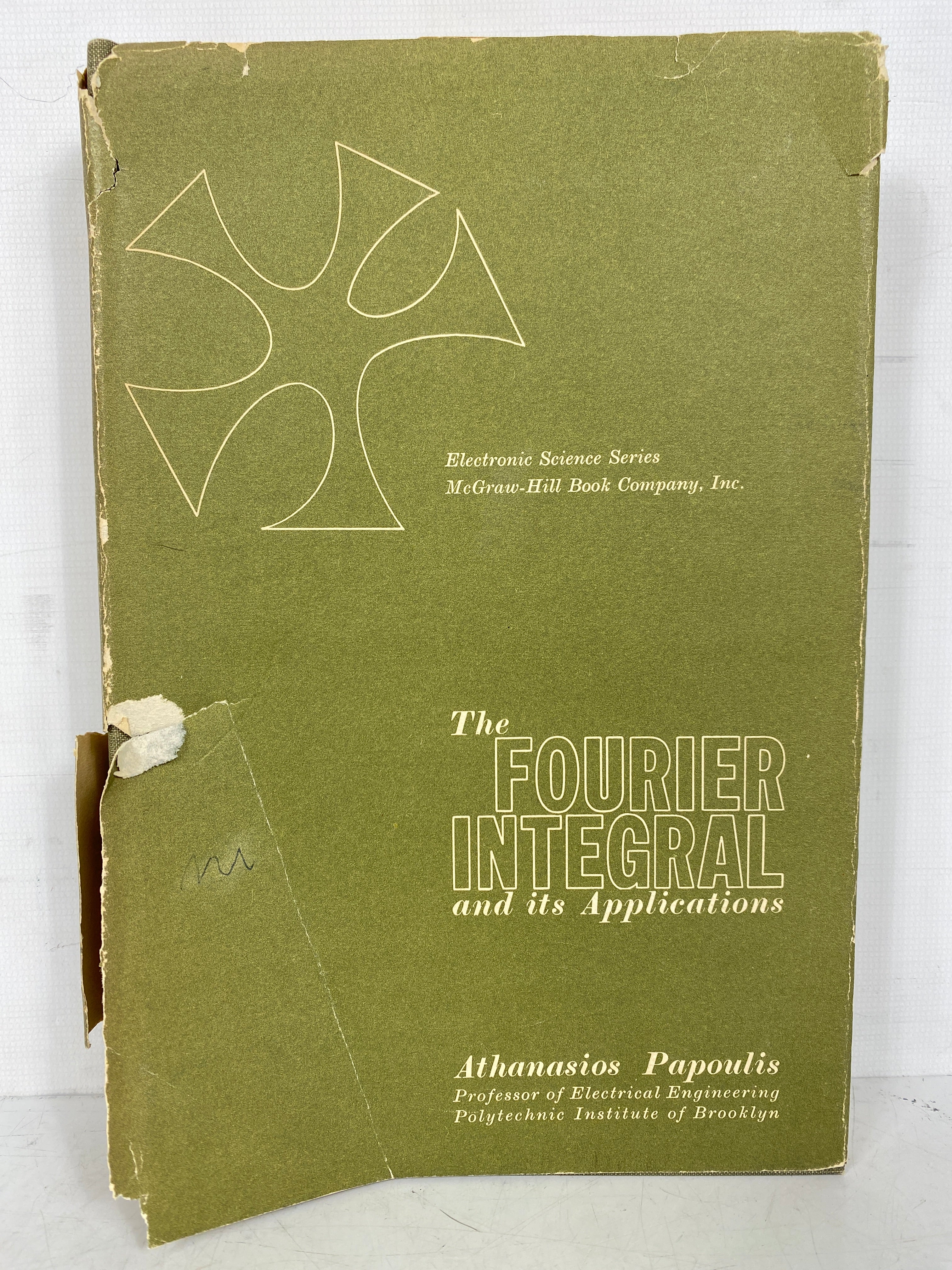 The Fourier Integral and Its Applications by Athanasios Papoulis 1962 HC DJ