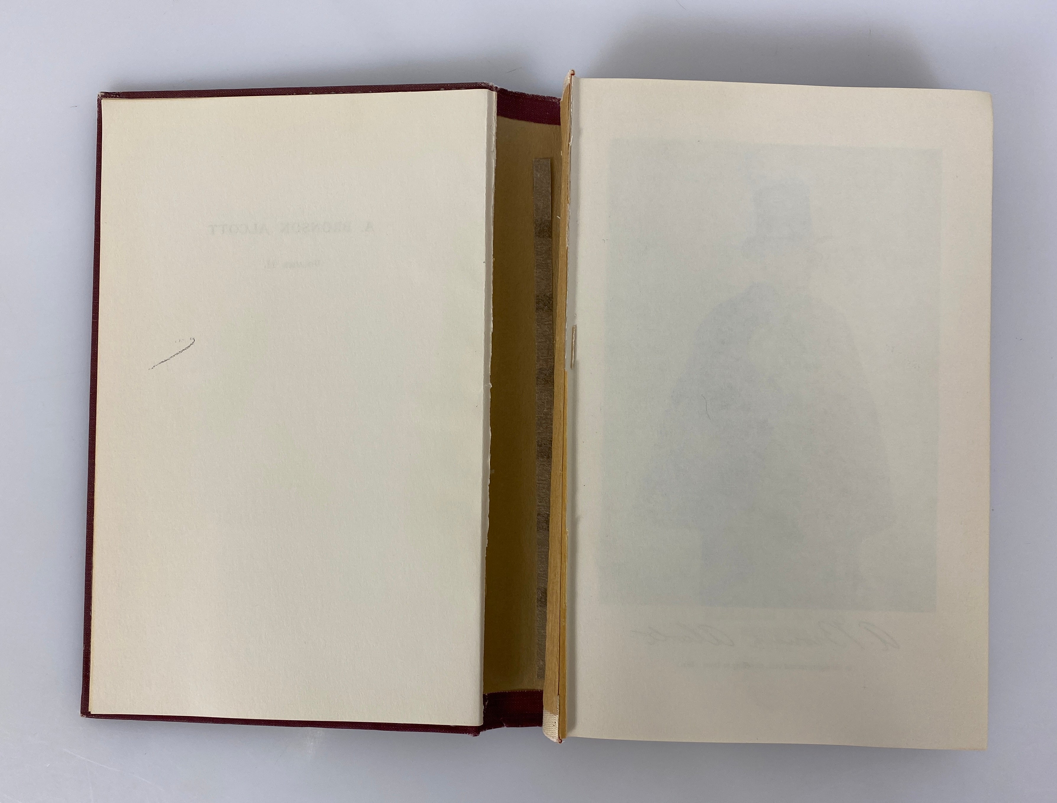 2 Volume Set A. Bronson Alcott His Life & Philosophy 1965 Vintage Ex-Library HC