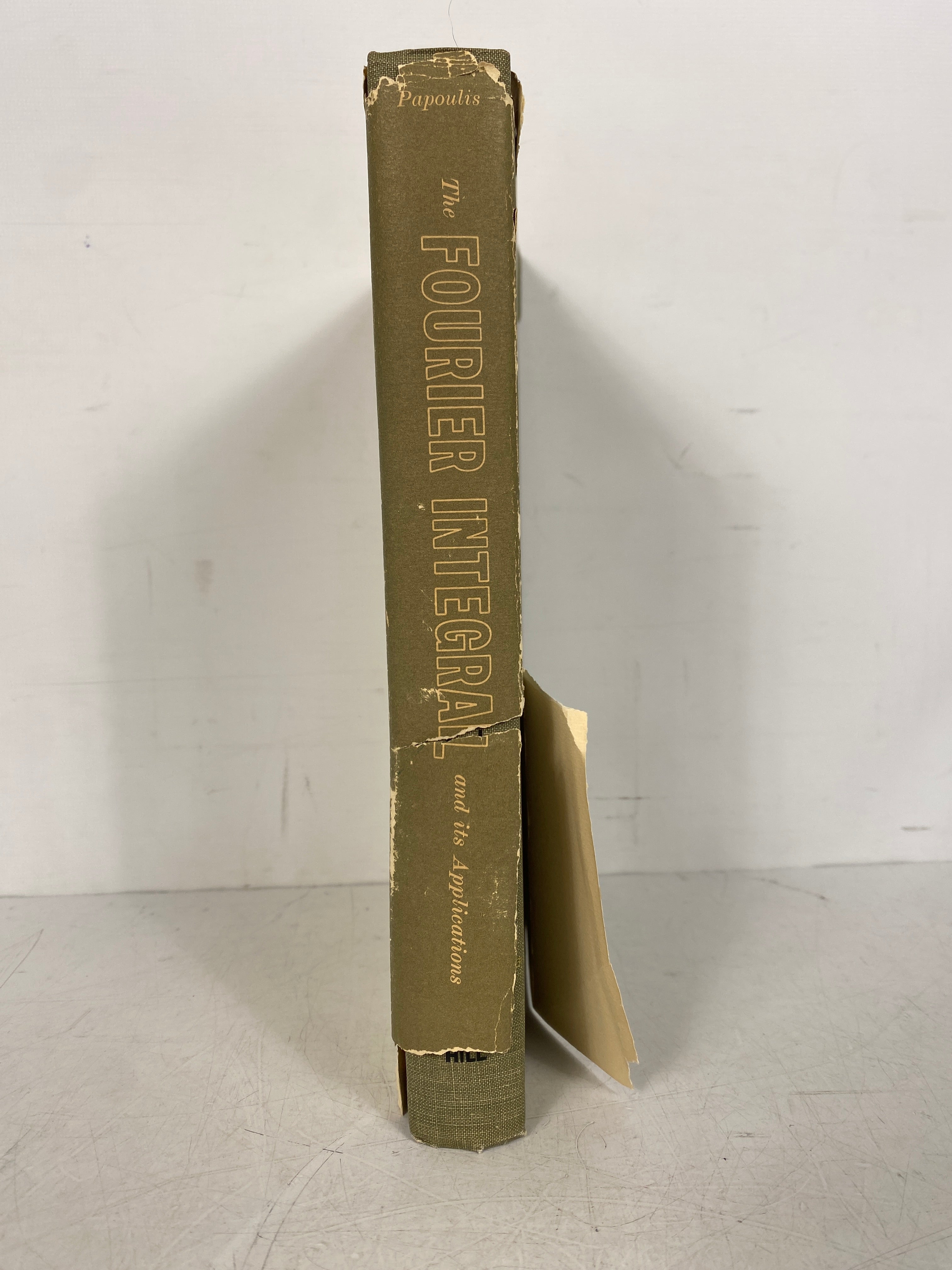 The Fourier Integral and Its Applications by Athanasios Papoulis 1962 HC DJ